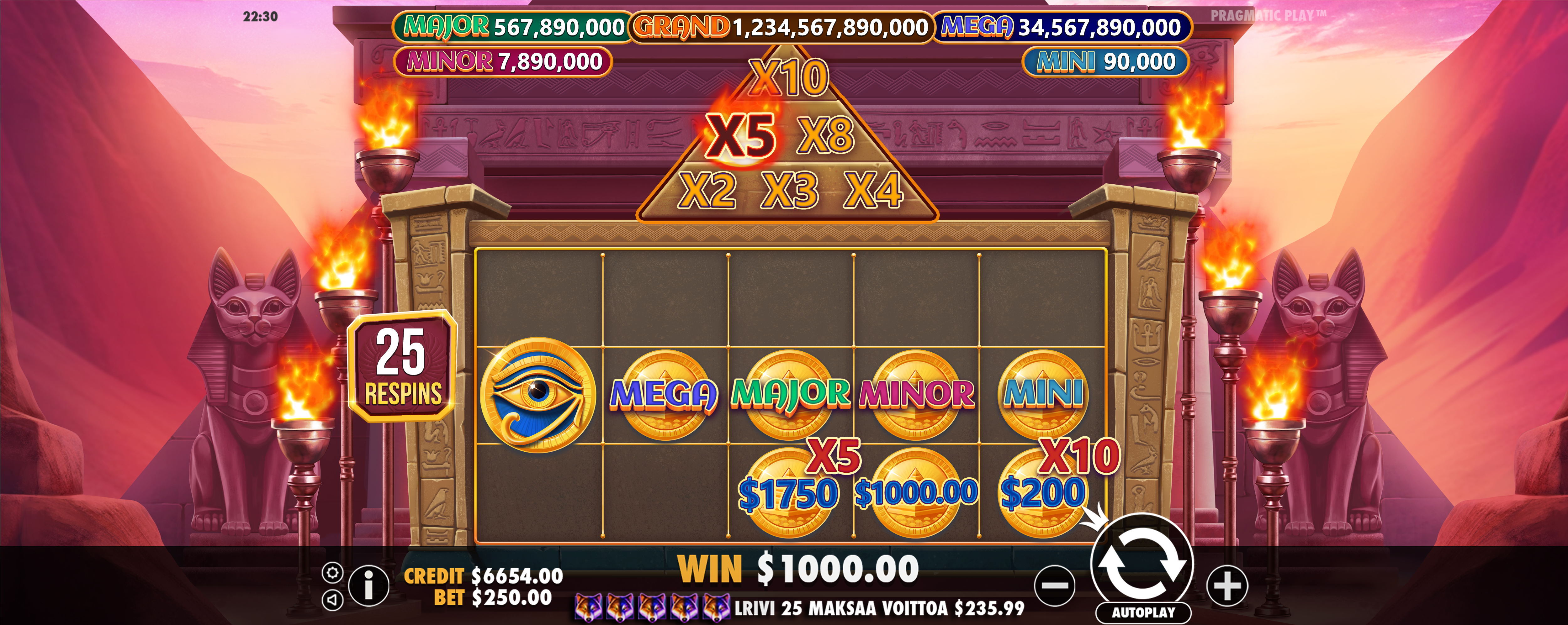 Mummy's Jewels - Free spins 3