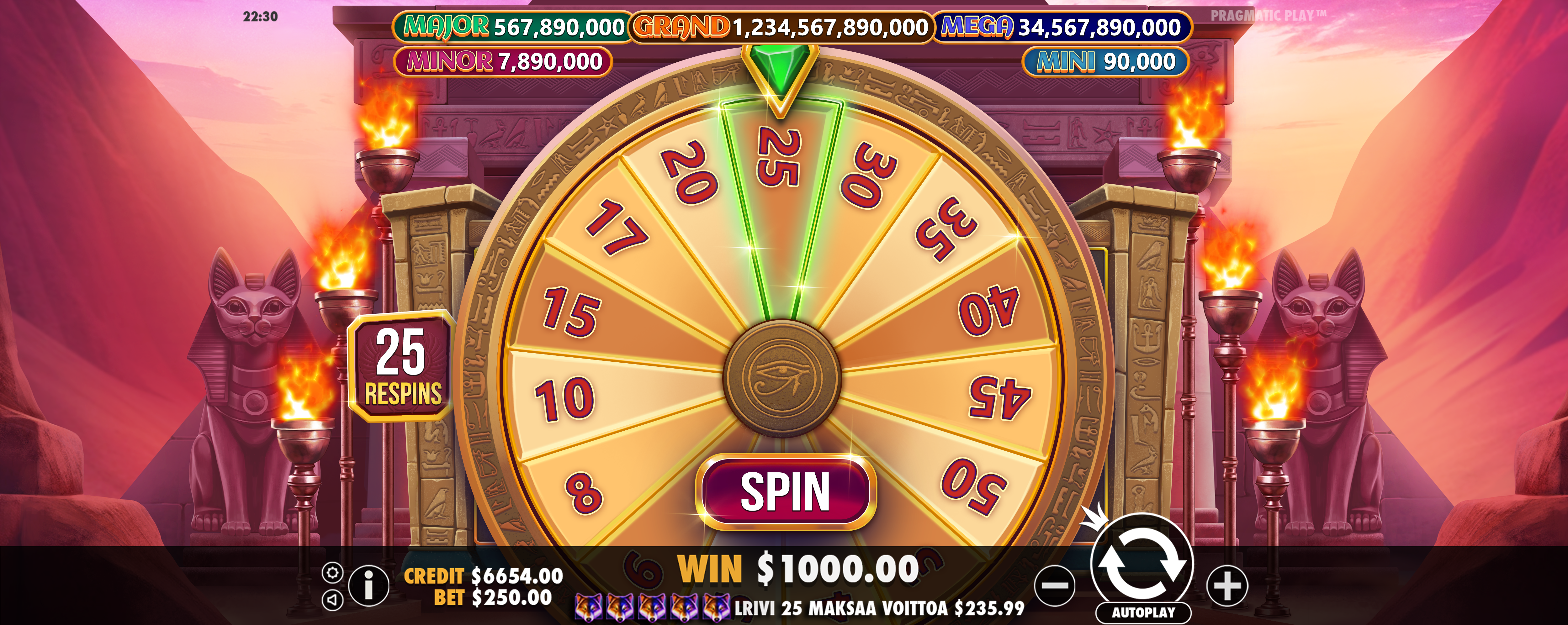 Mummy's Jewels - Free spins 6