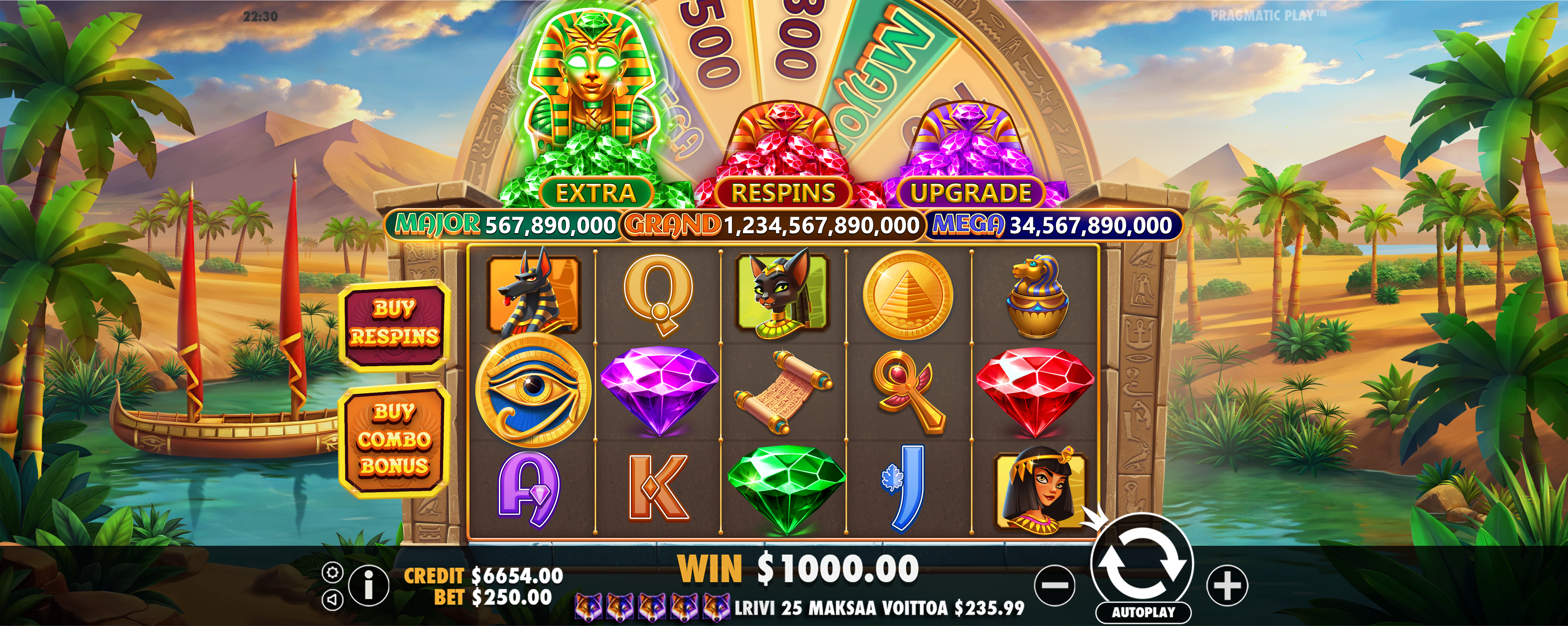 Mummy's Jewels - Big win 21