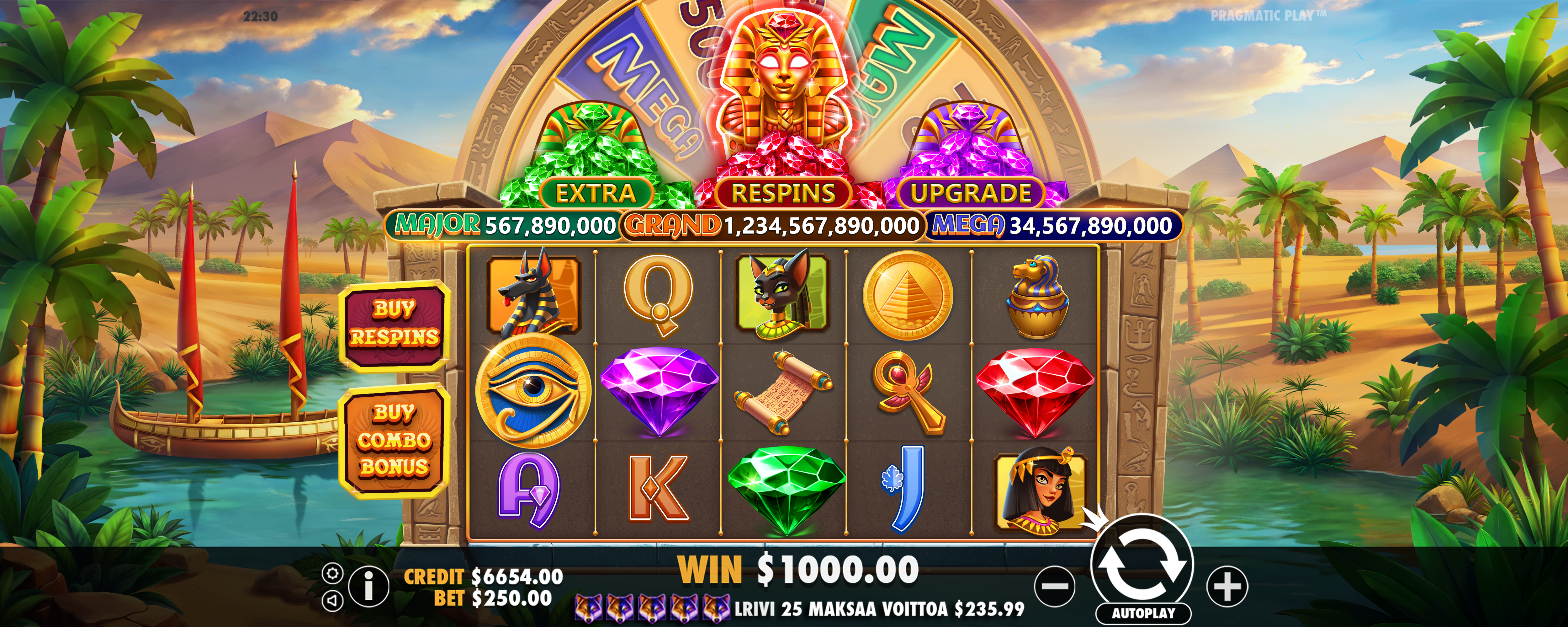 Mummy's Jewels - Big win 23