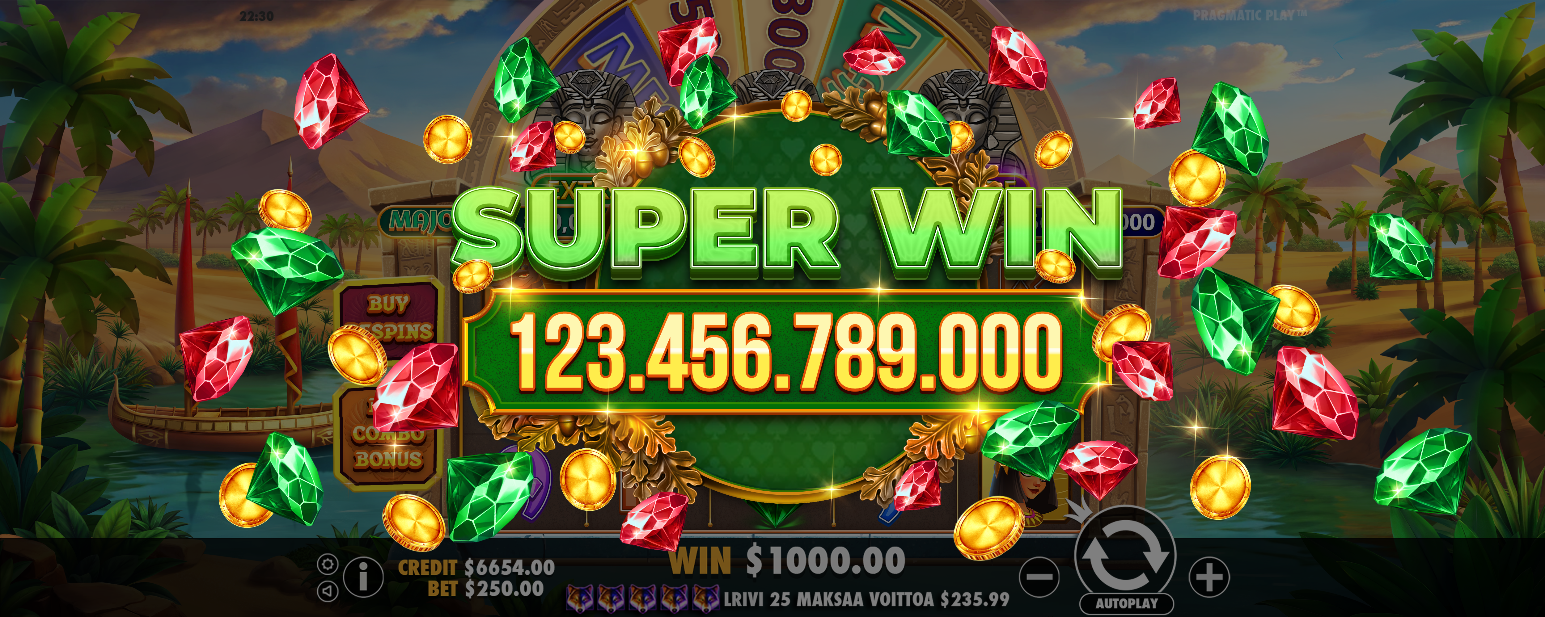 Mummy's Jewels - Big win 24