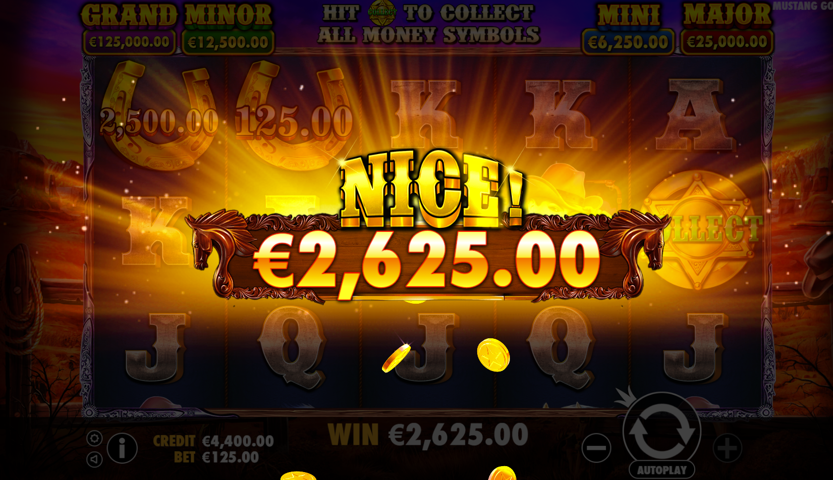 Mustang Gold - Big win 1