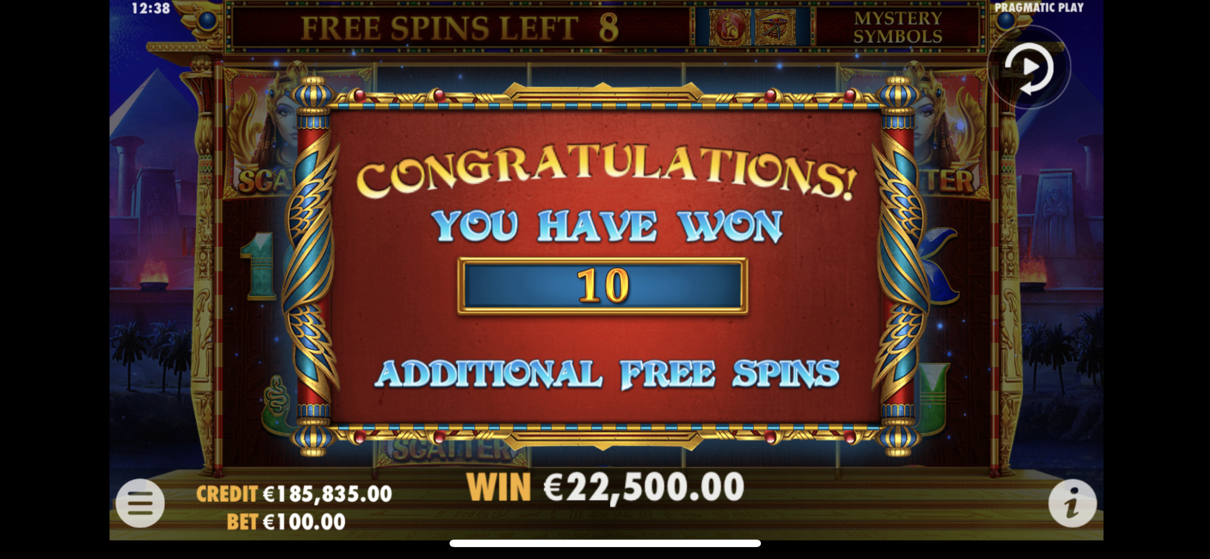 Mysterious Egypt - Free spins 1