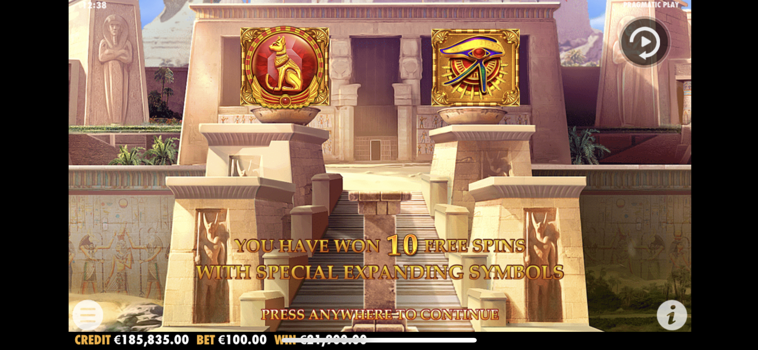 Mysterious Egypt - Free spins 3