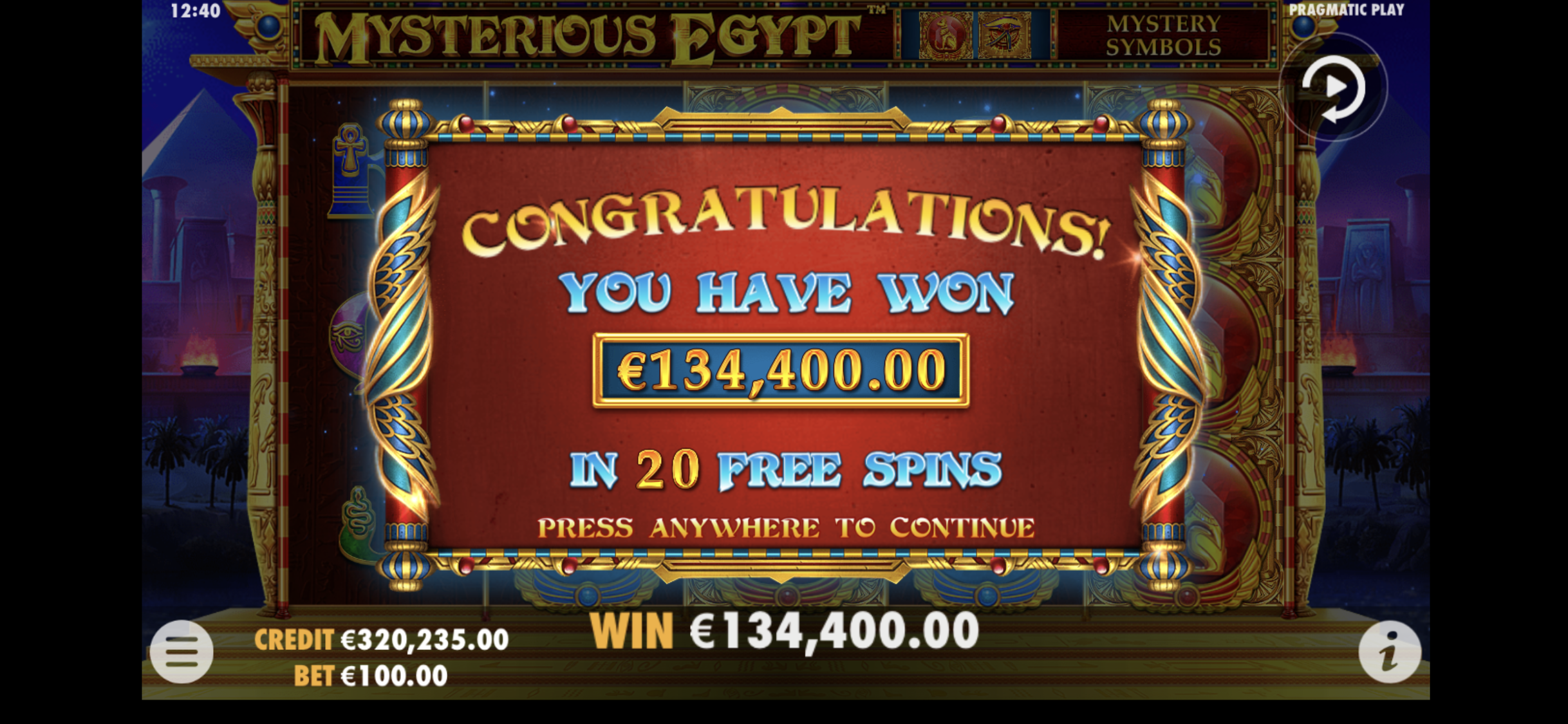 Mysterious Egypt - Free spins 4