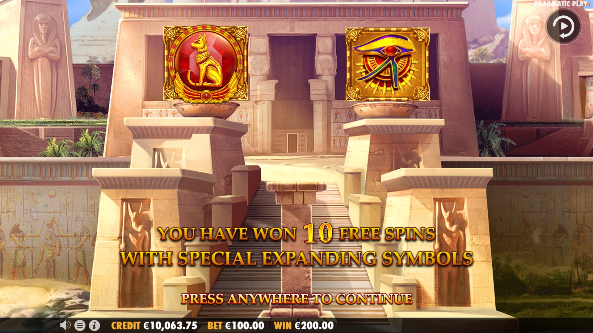Mysterious Egypt - Free spins 5