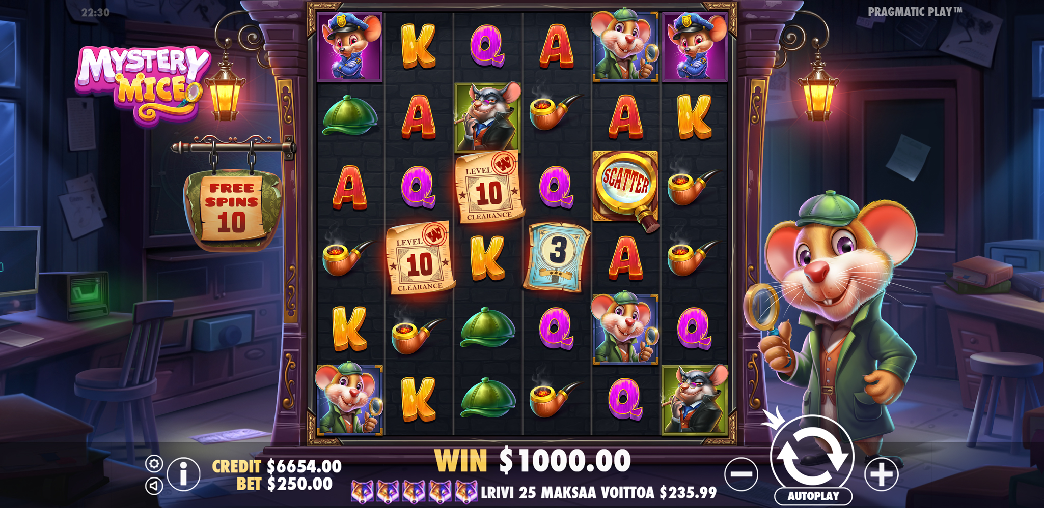 Mystery Mice - Free spins 1
