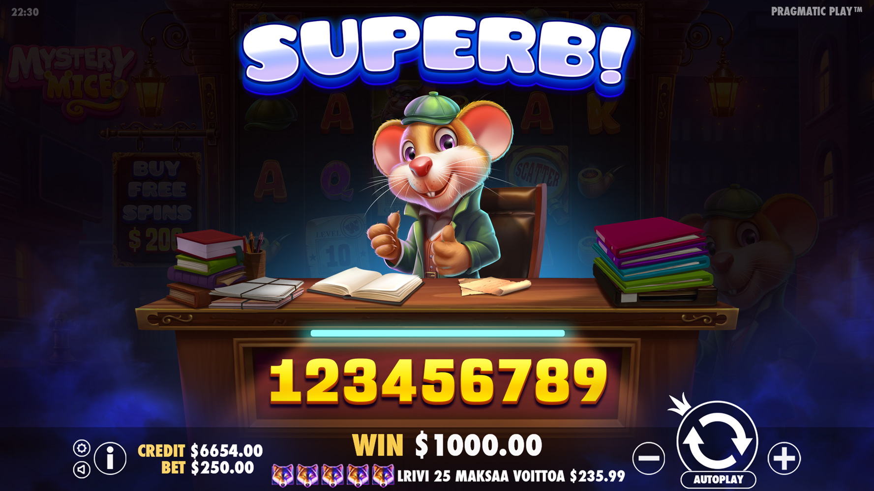 Mystery Mice - Big win 7