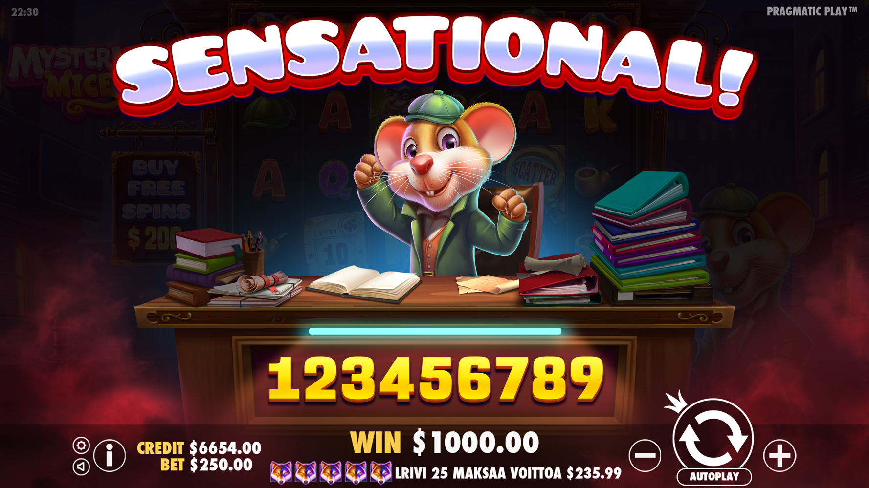 Mystery Mice - Big win 15