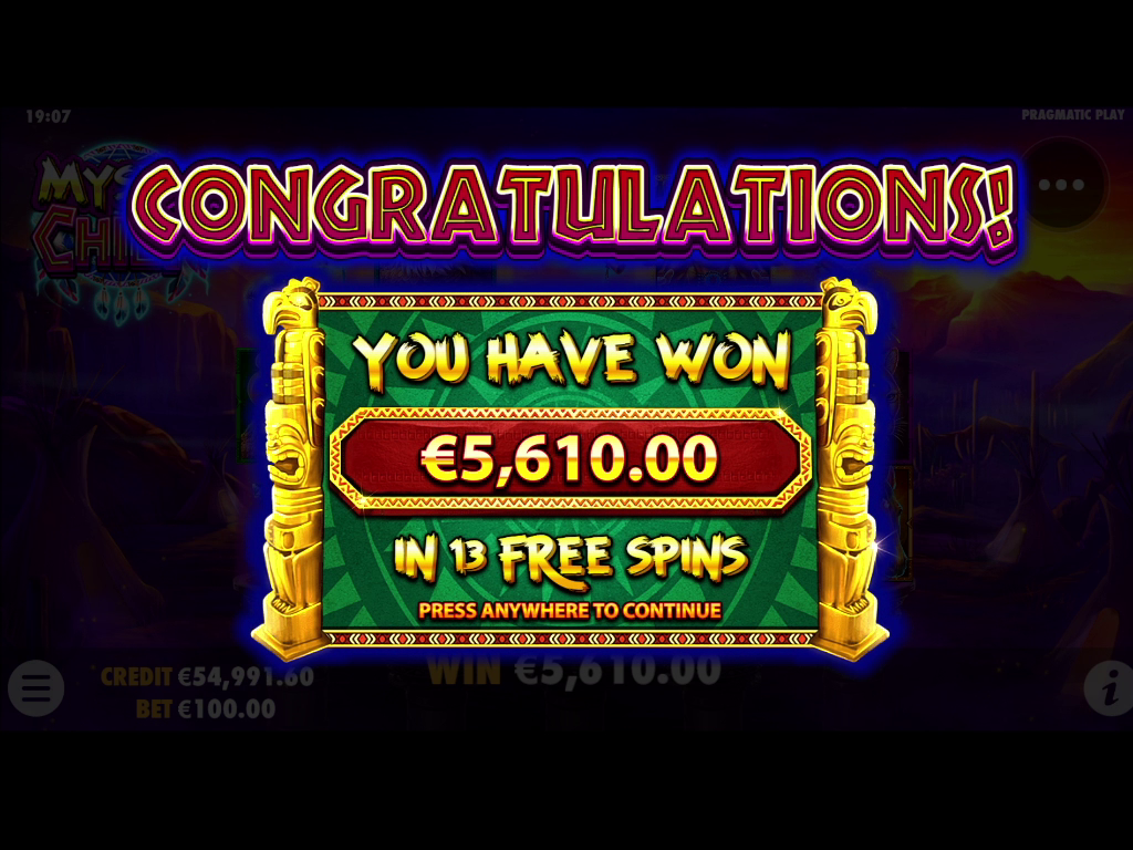 Mystic Chief - Free spins 1