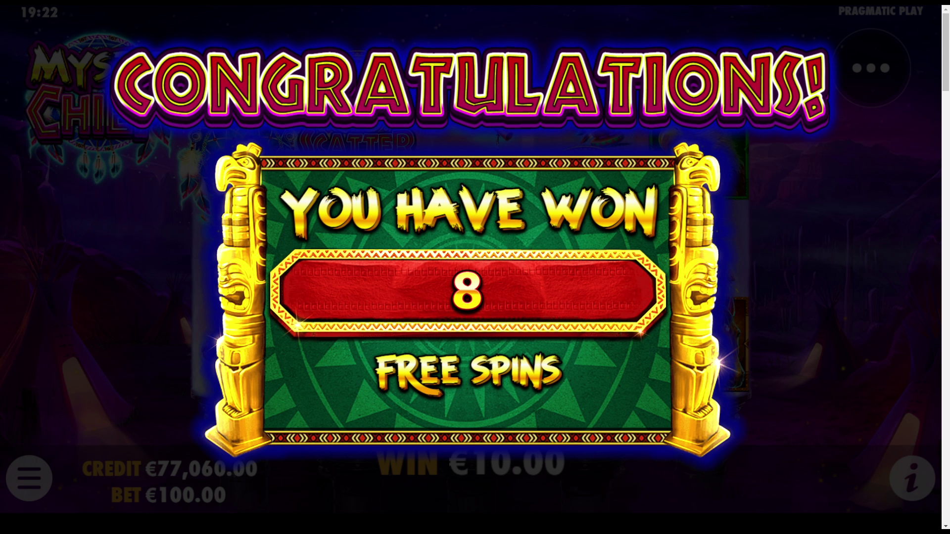 Mystic Chief - Free spins 3