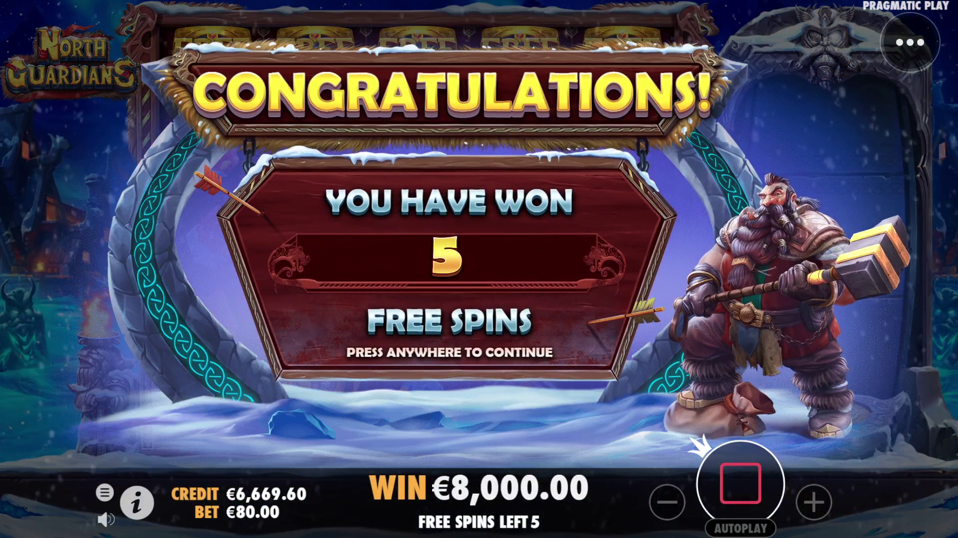 North Guardians - Free spins 4