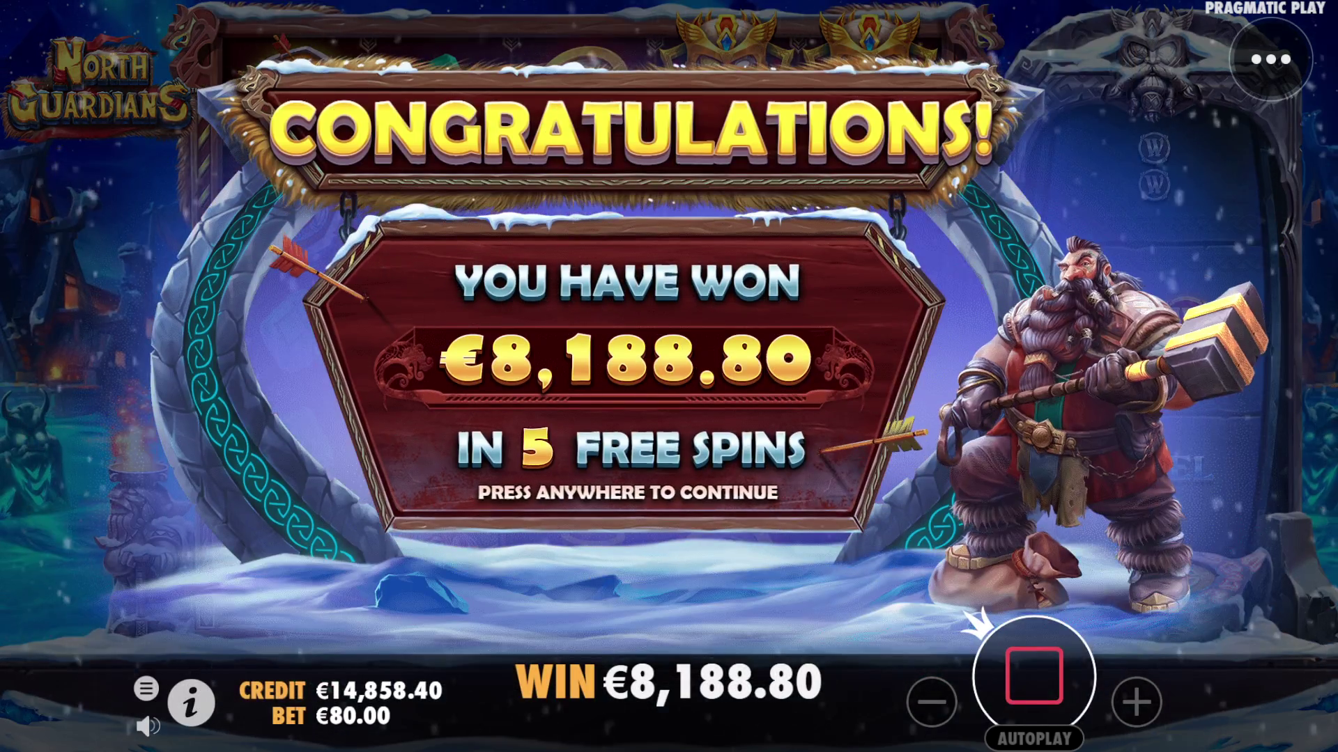 North Guardians - Free spins 5