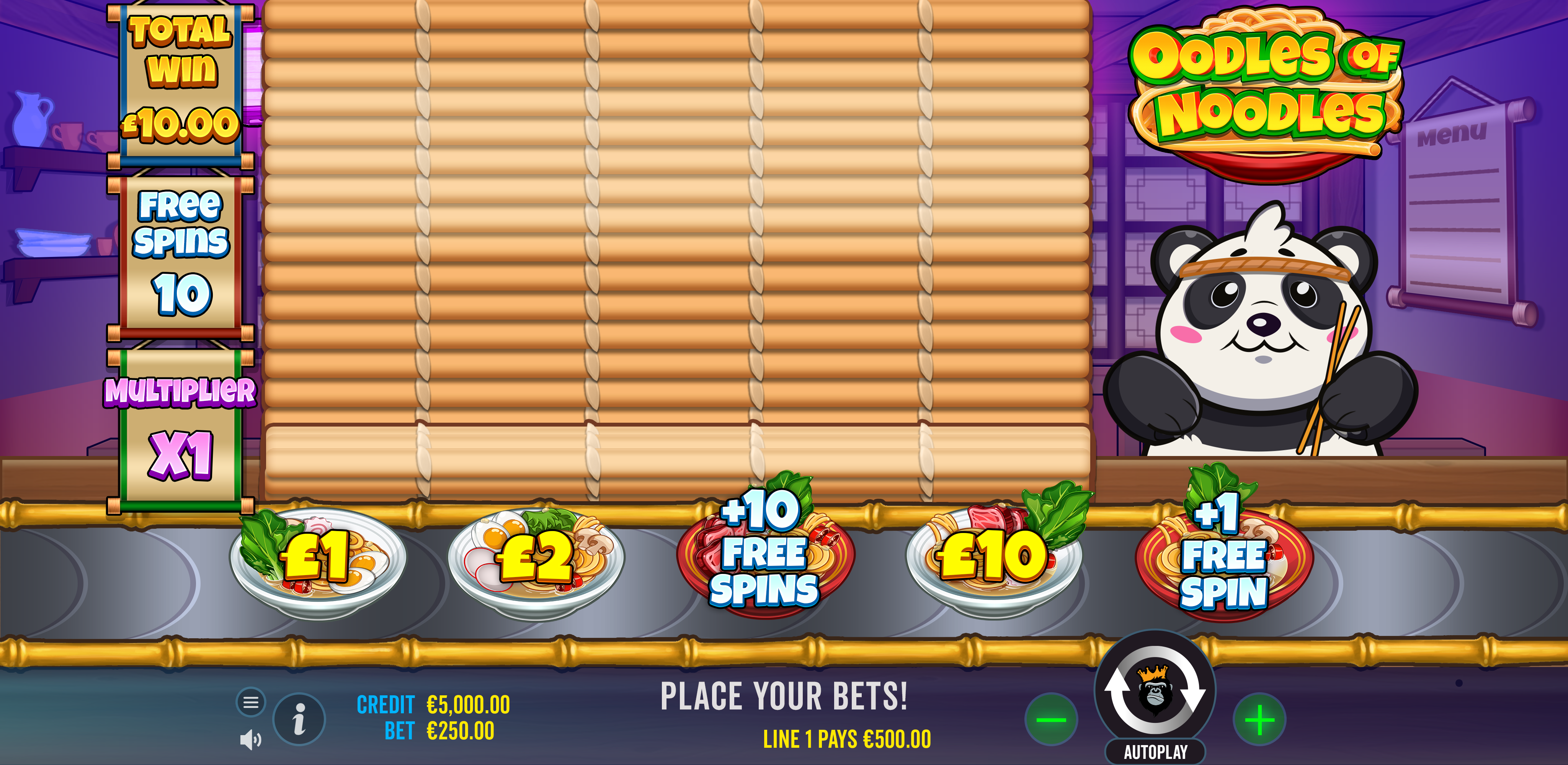 Oodles of Noodles - Free spins 3