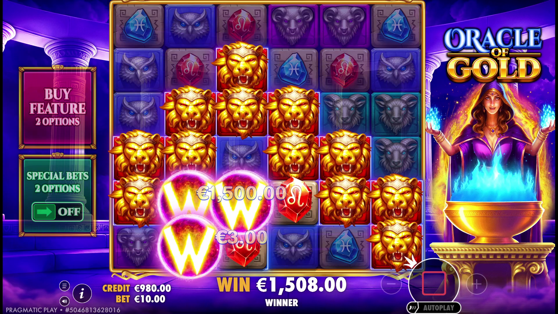 Oracle of Gold - Big win 1