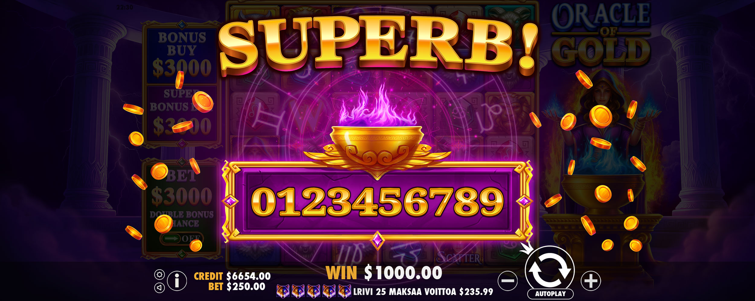 Oracle of Gold - Big win 6