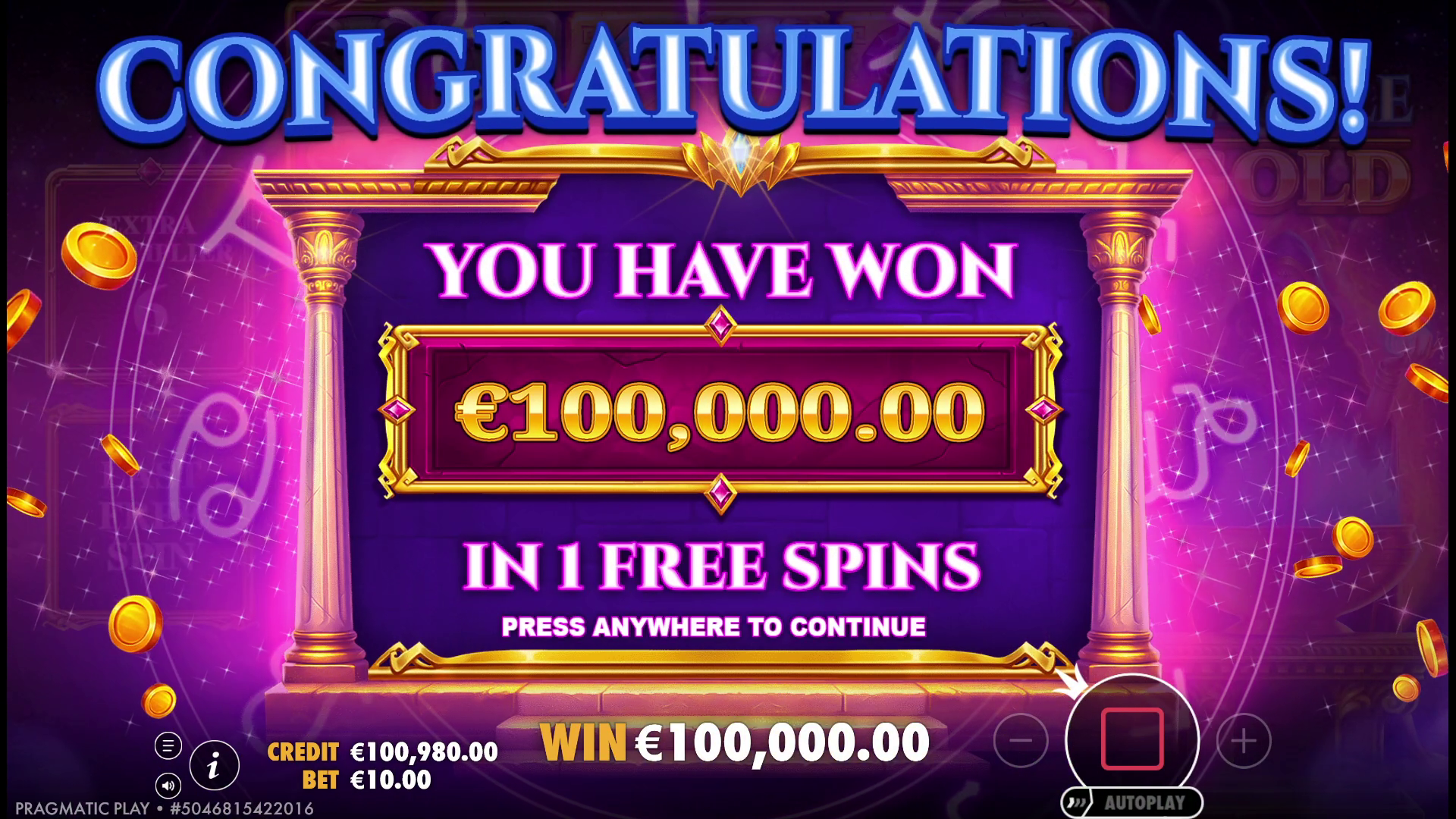 Oracle of Gold - Free spins 1