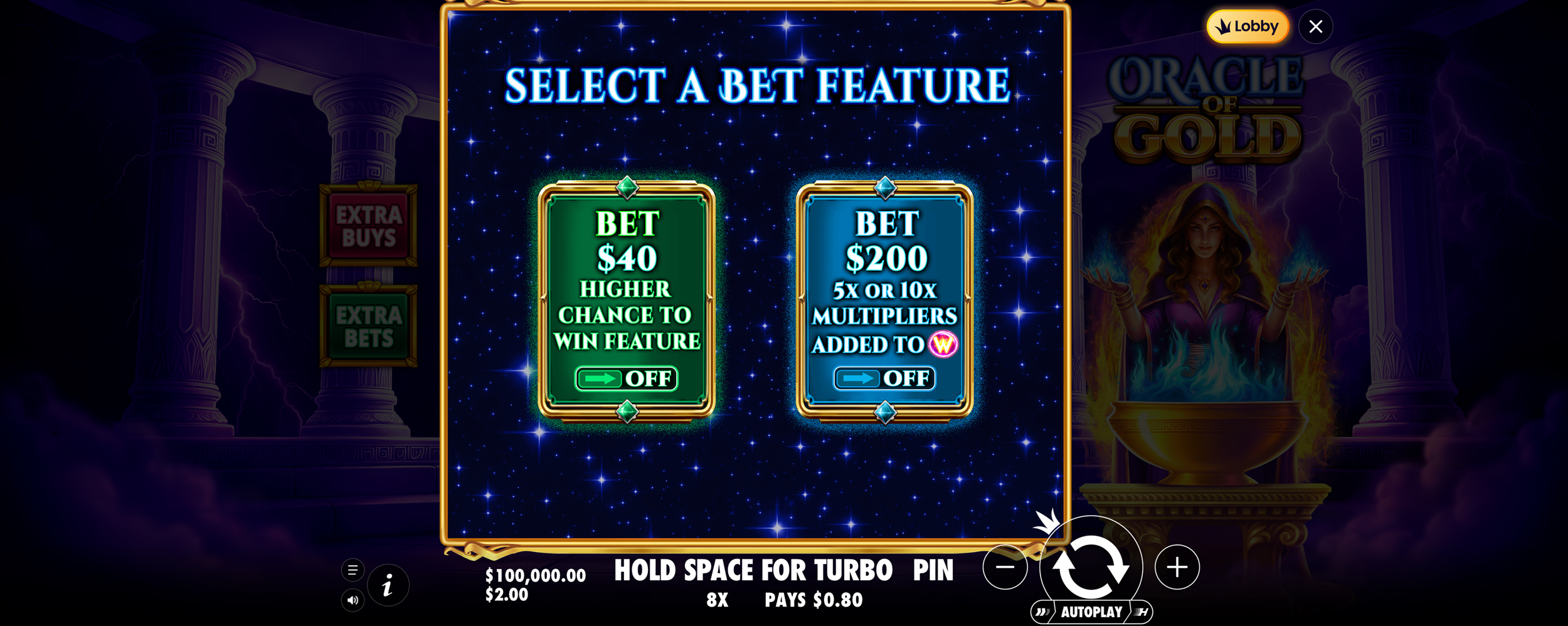 Oracle of Gold - Buy bonus 1