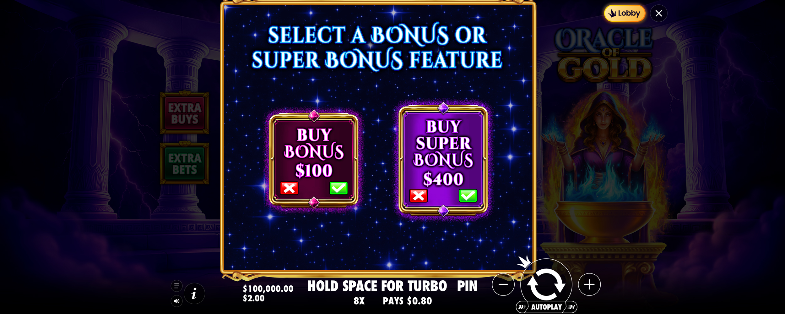 Oracle of Gold - Buy bonus 2