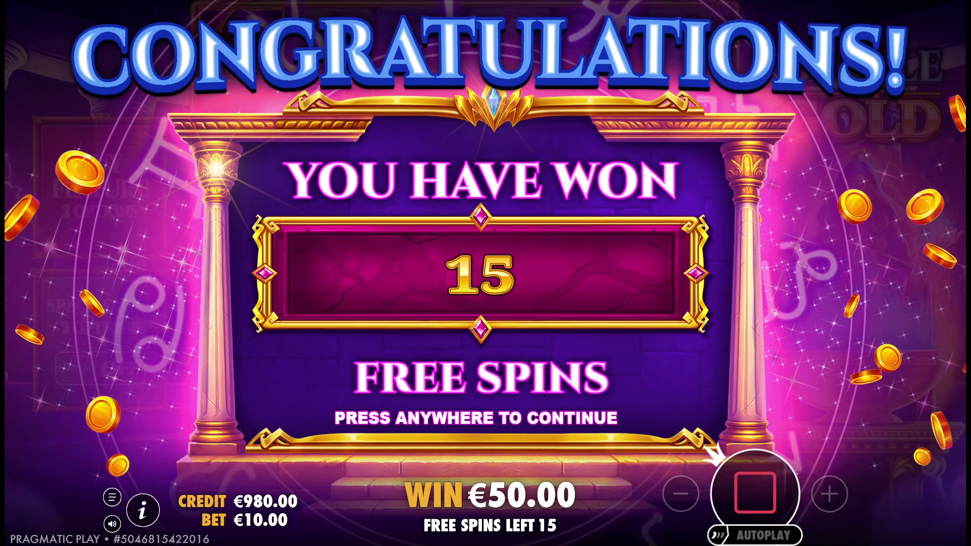 Oracle of Gold - Free spins 3