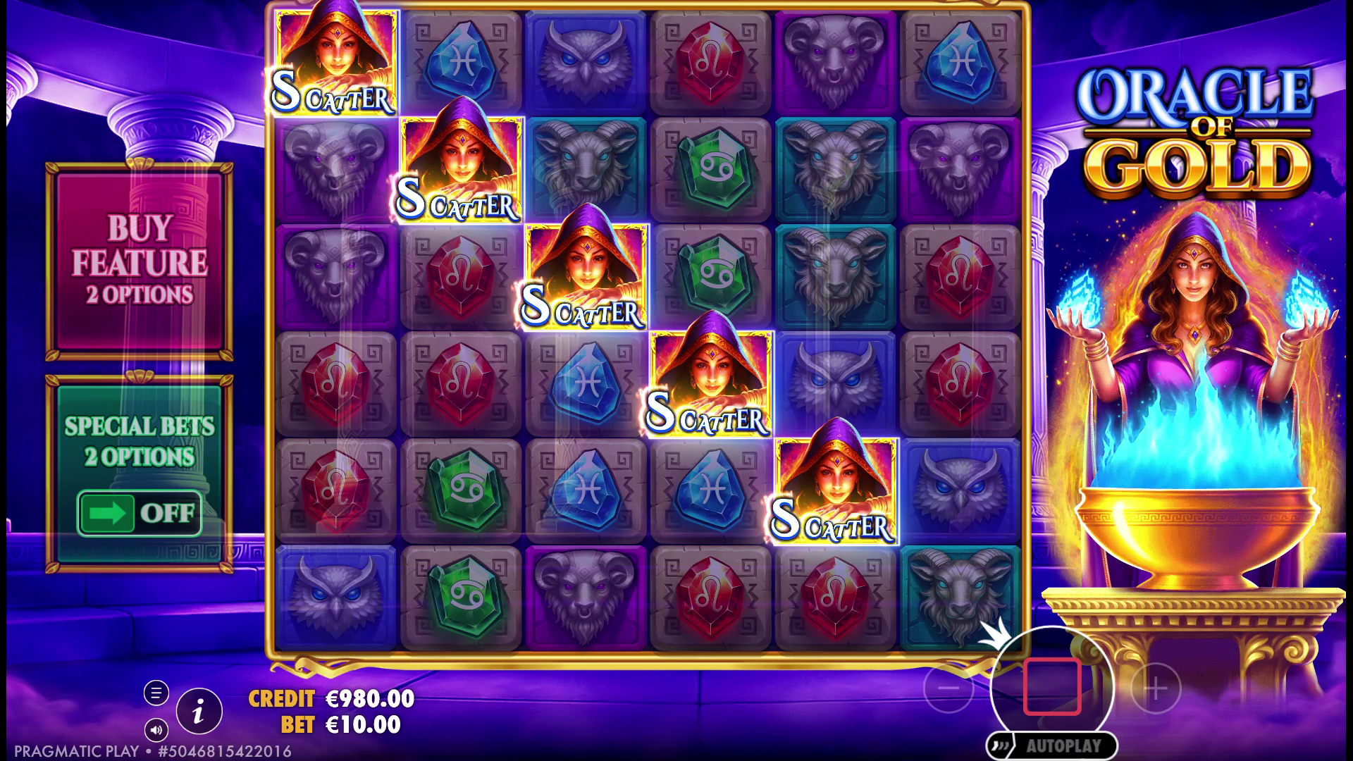 Oracle of Gold - Free spins 6