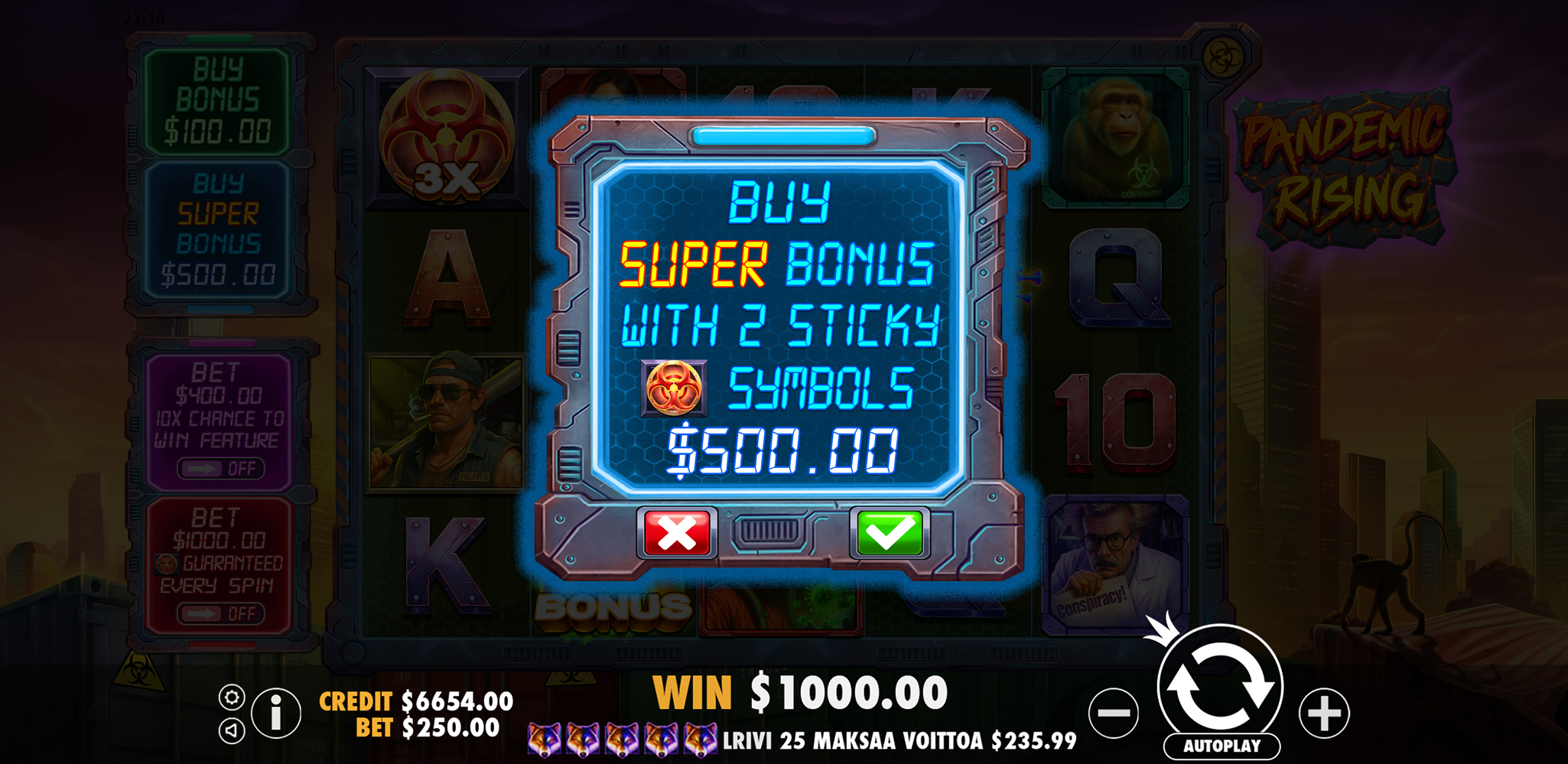 Pandemic Rising - Buy bonus 1