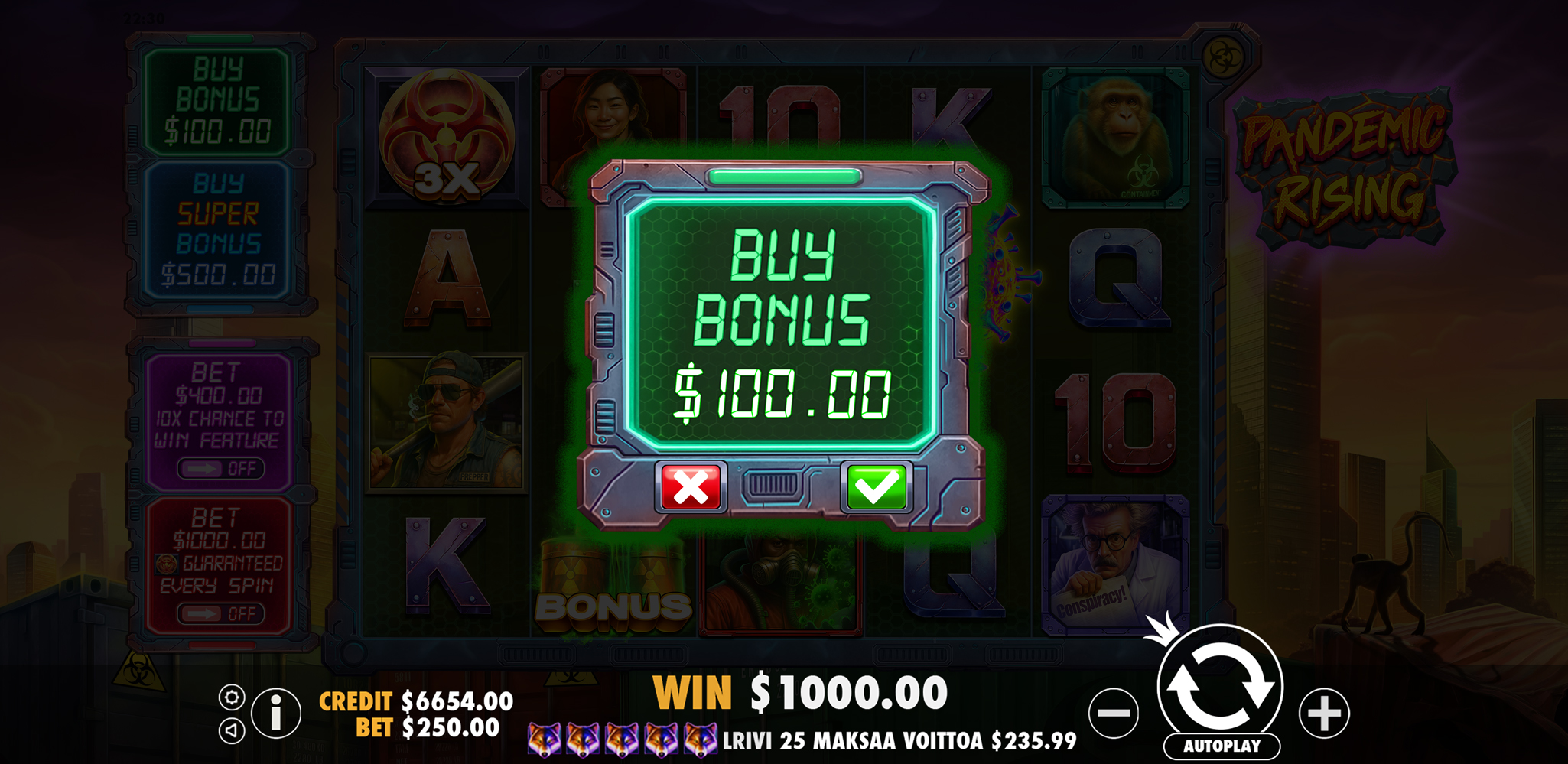 Pandemic Rising - Buy bonus 3