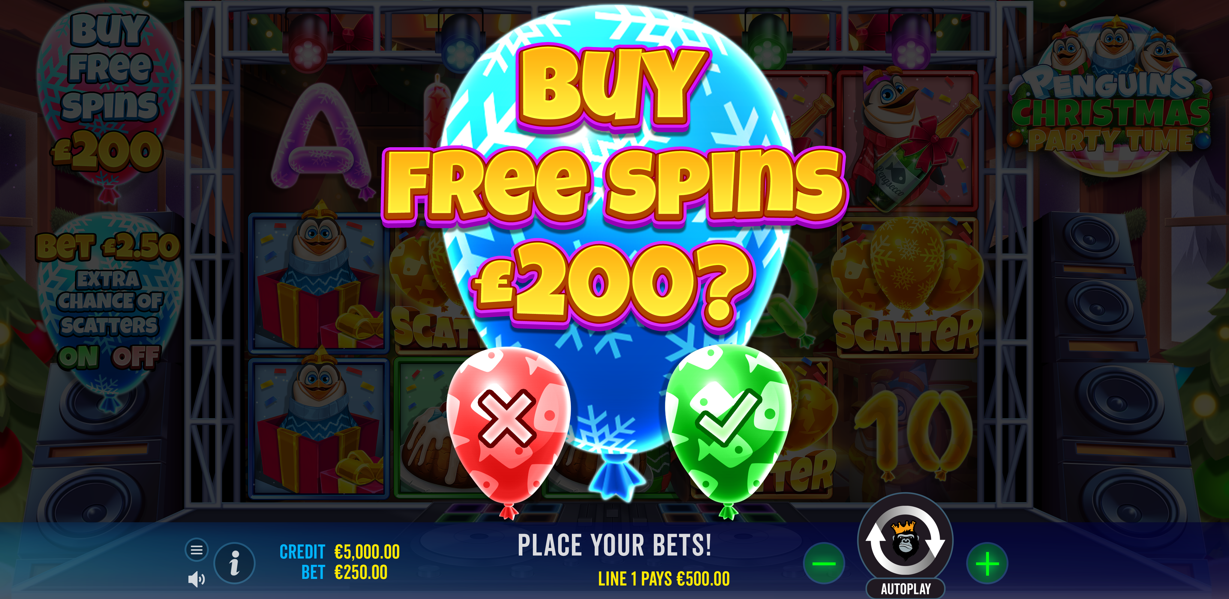 Penguins Christmas Party Time - Buy bonus 2