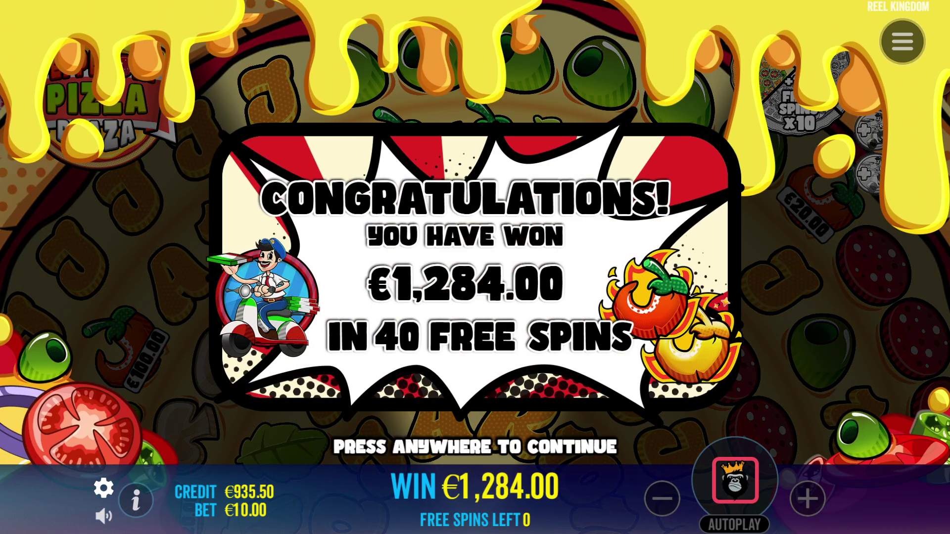 Peppe’s Pepperoni Pizza Plaza - Free spins 1