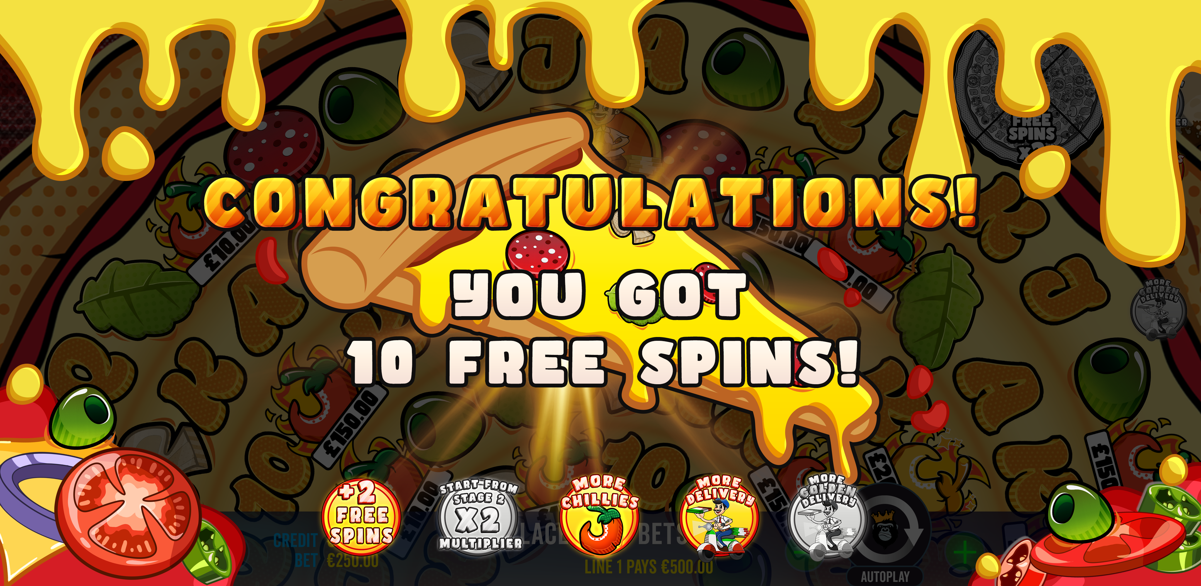 Peppe’s Pepperoni Pizza Plaza - Free spins 3