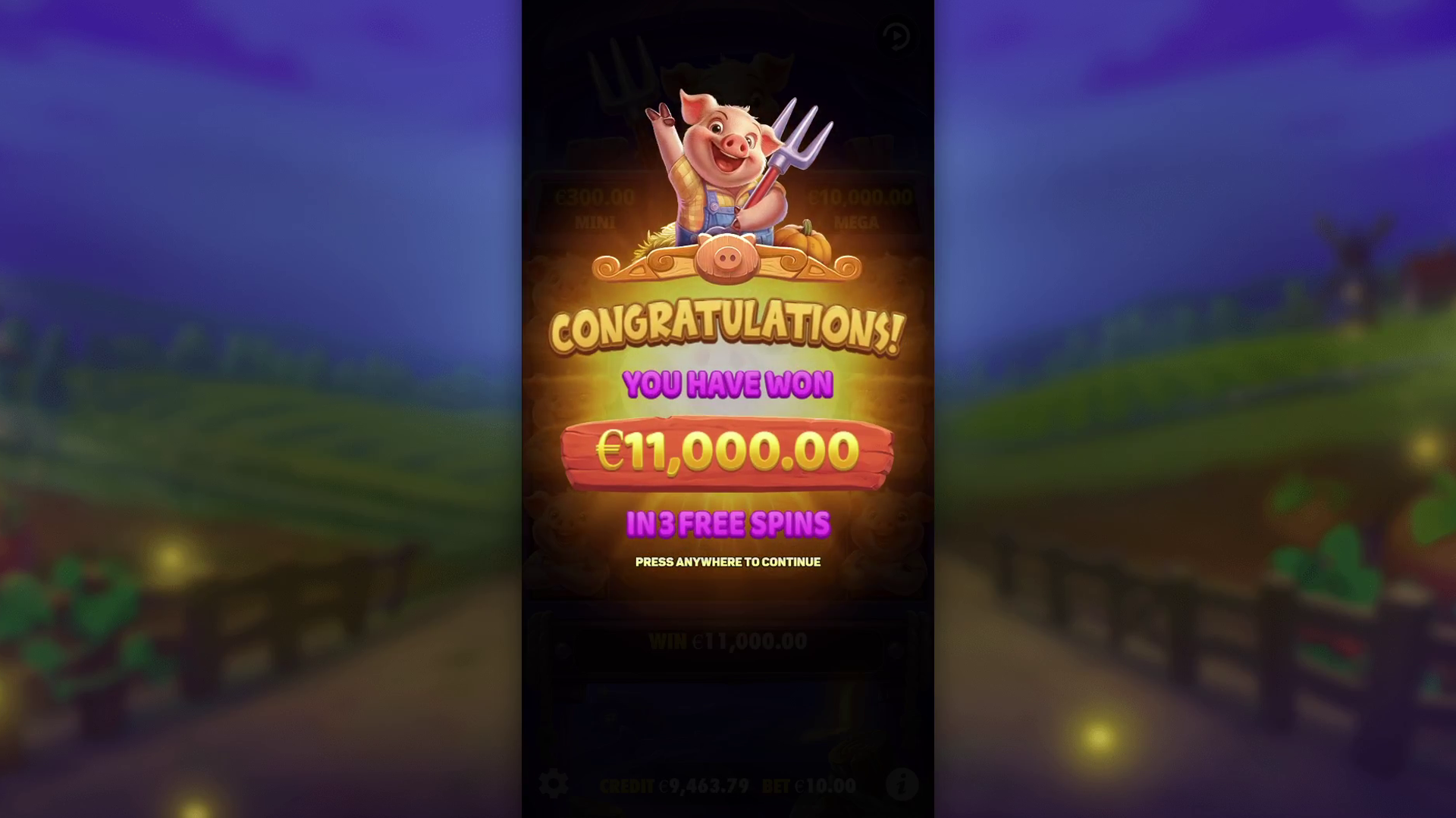 Pig Farm - Big win 1