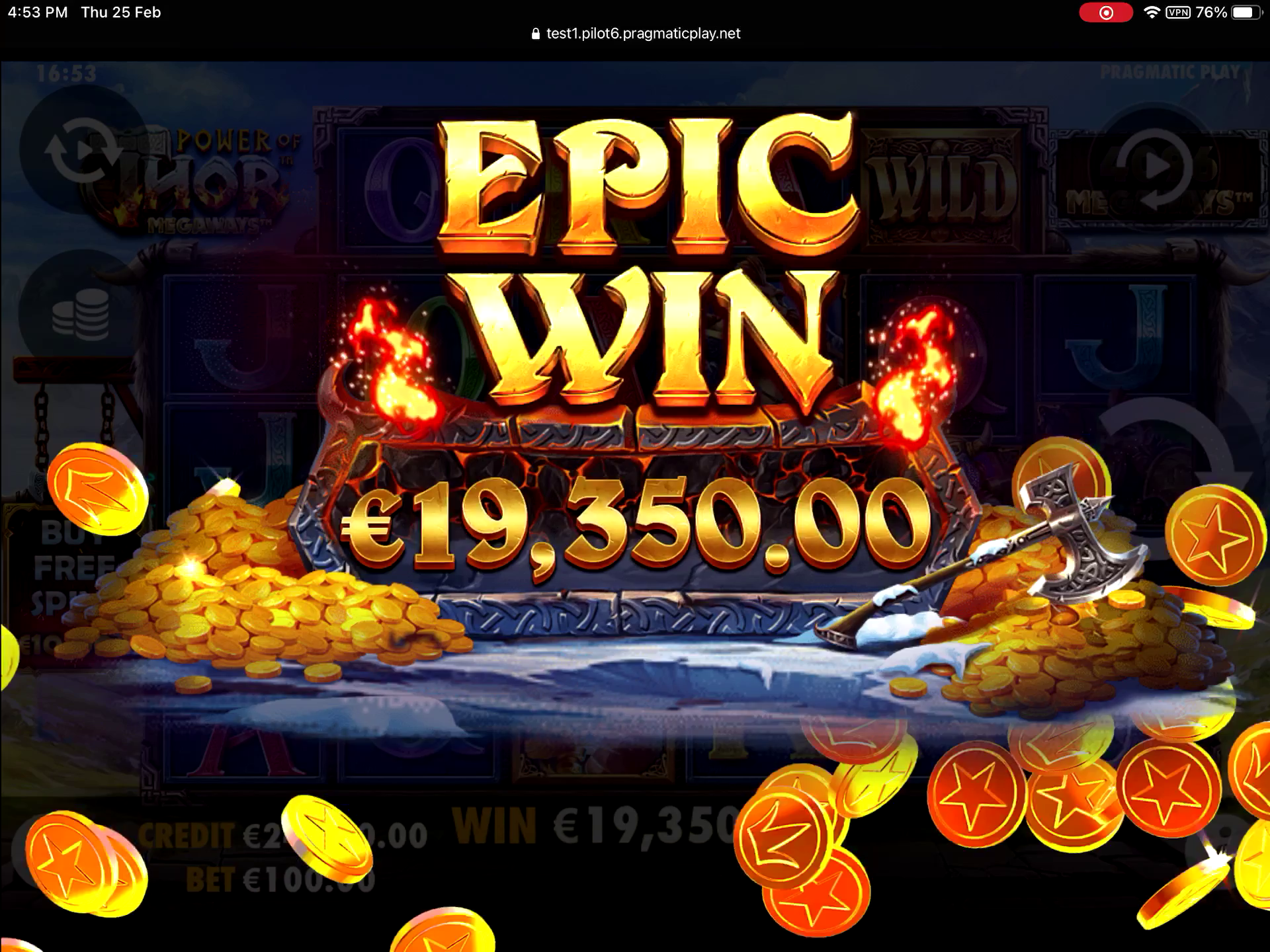 Power of Thor Megaways - Big win 2