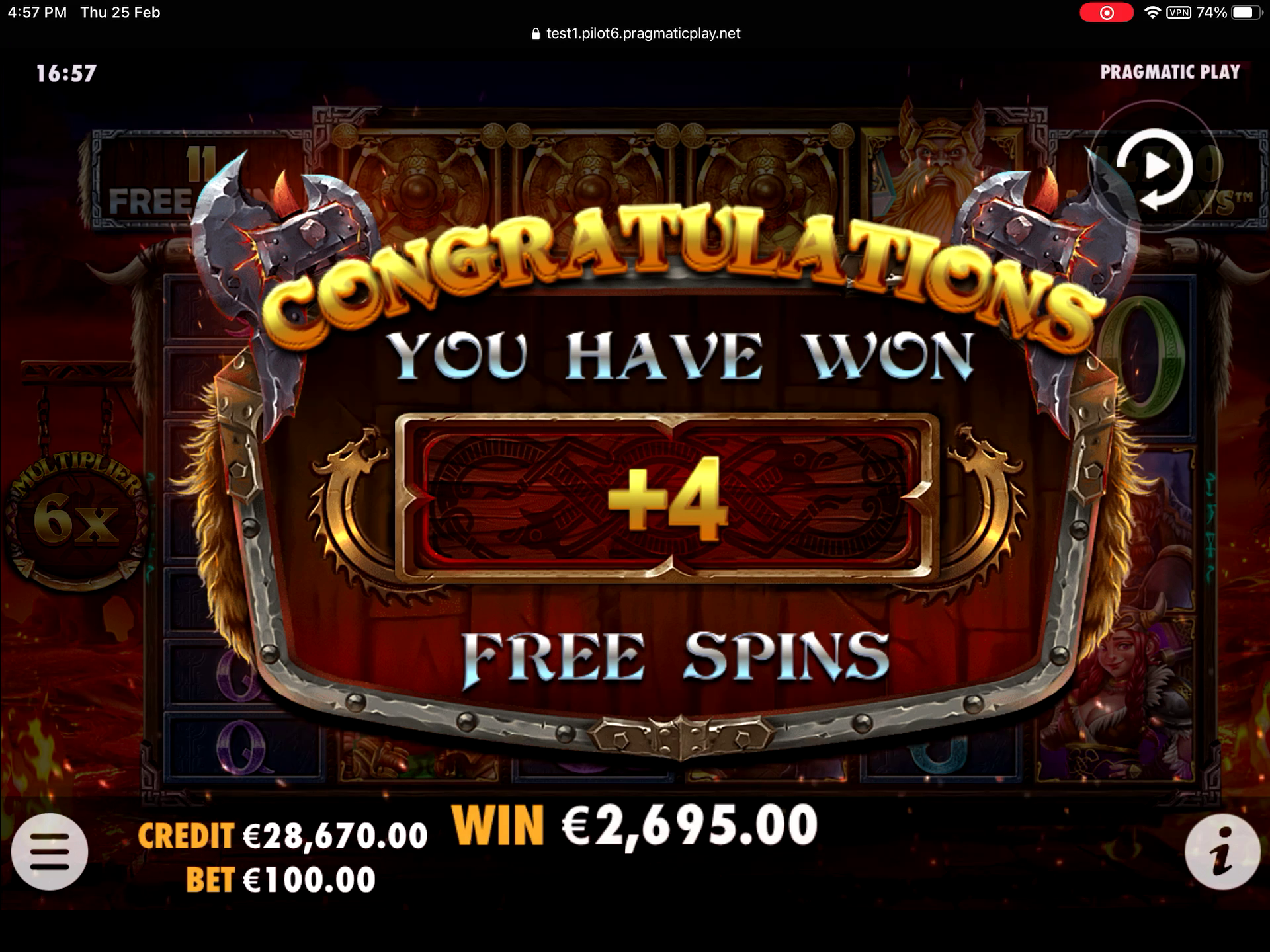 Power of Thor Megaways - Free spins 4