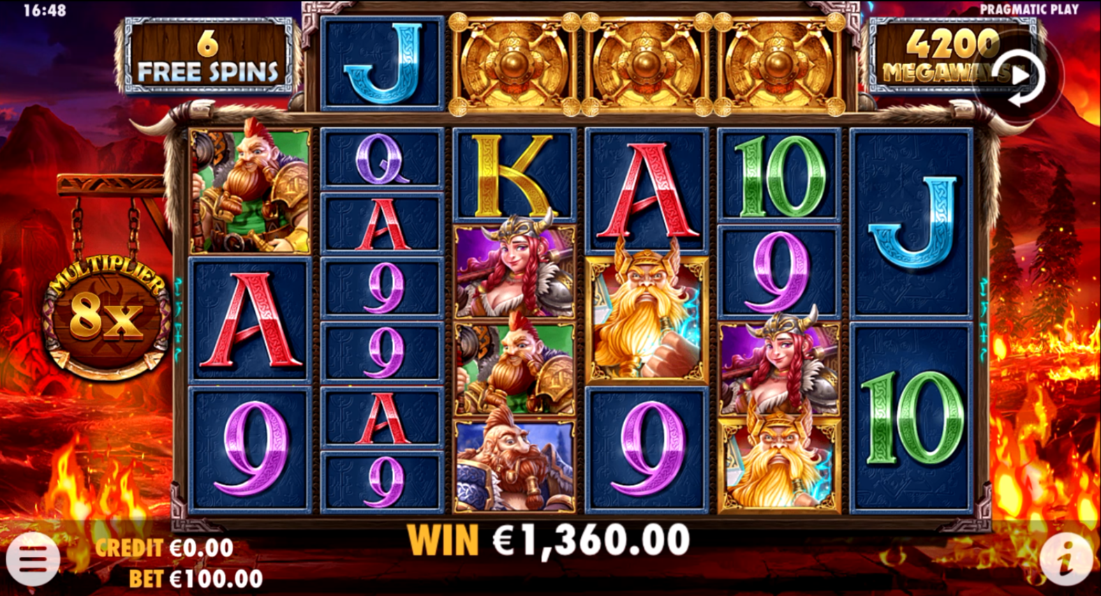 Power of Thor Megaways - Free spins 9