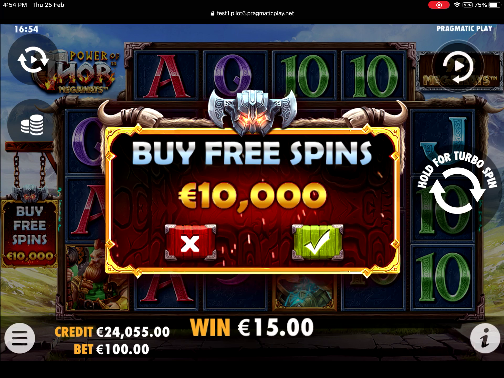 Power of Thor Megaways - Buy bonus 3