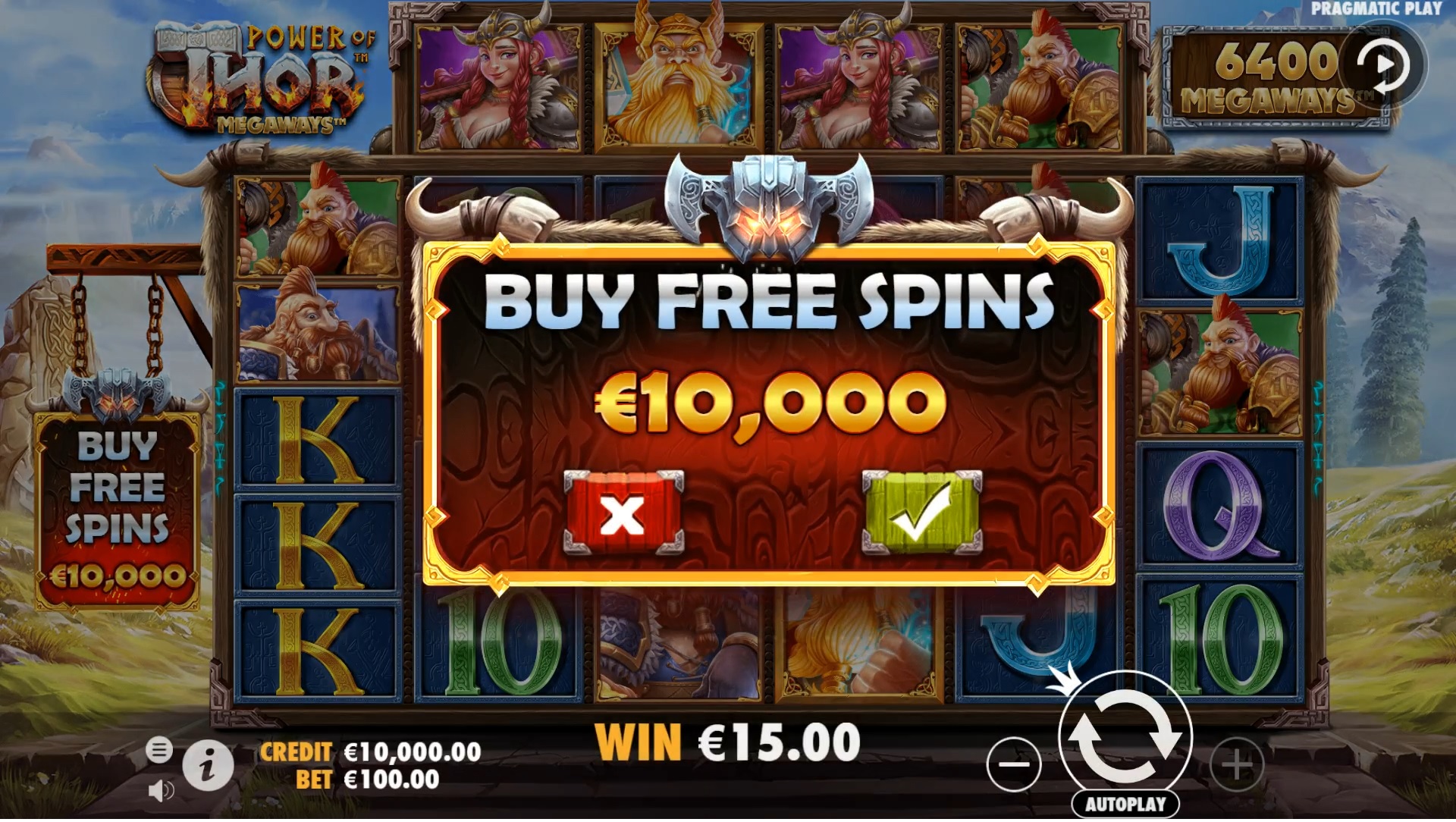 Power of Thor Megaways - Buy bonus 4