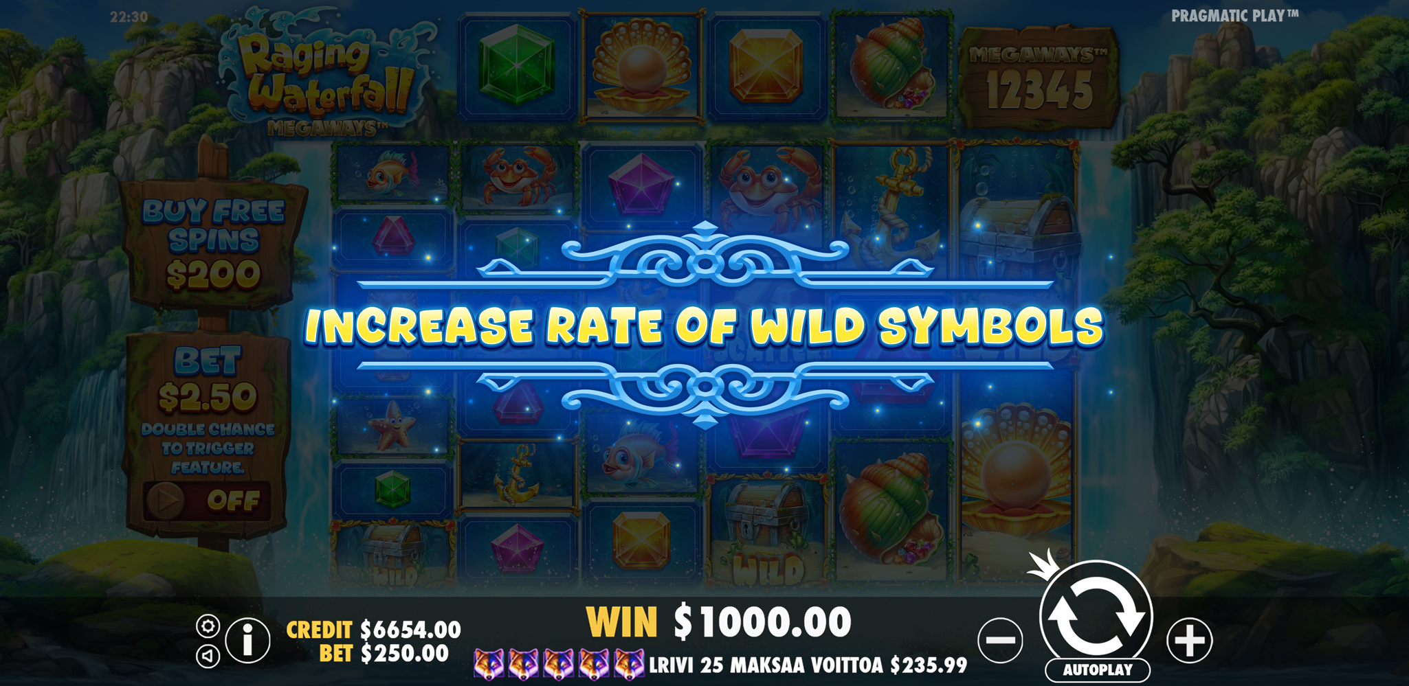Raging Waterfall Megaways - Buy bonus 3