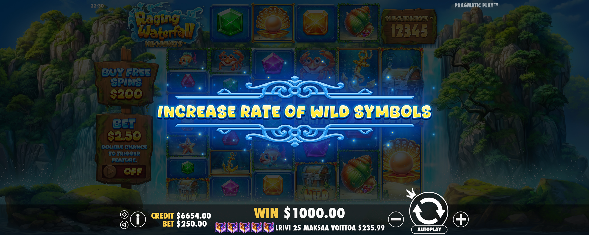 Raging Waterfall Megaways - Buy bonus 4