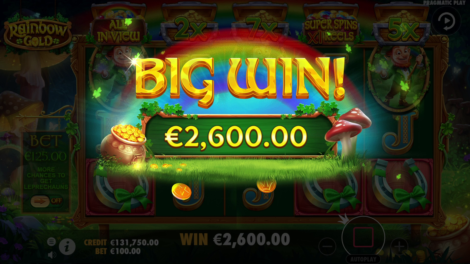 Rainbow Gold - Big win 1
