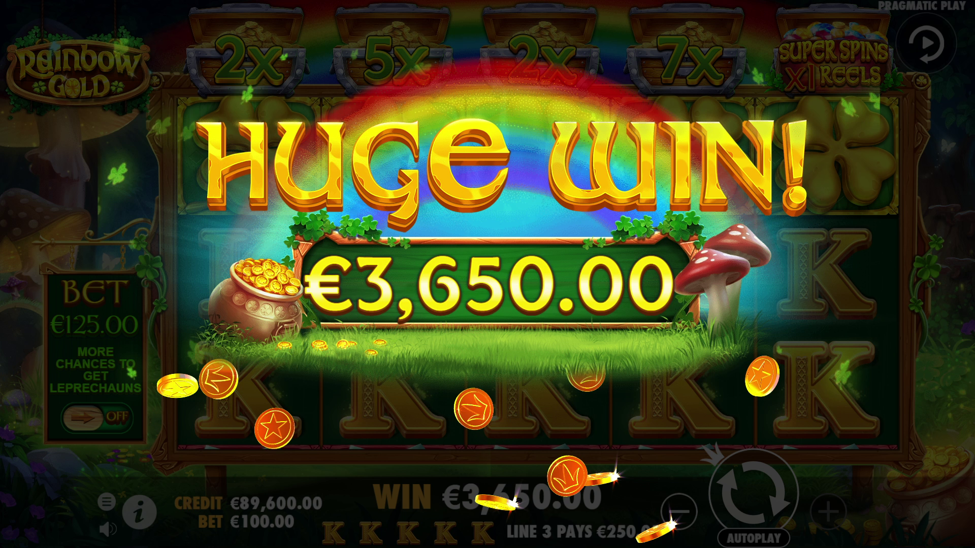 Rainbow Gold - Big win 3