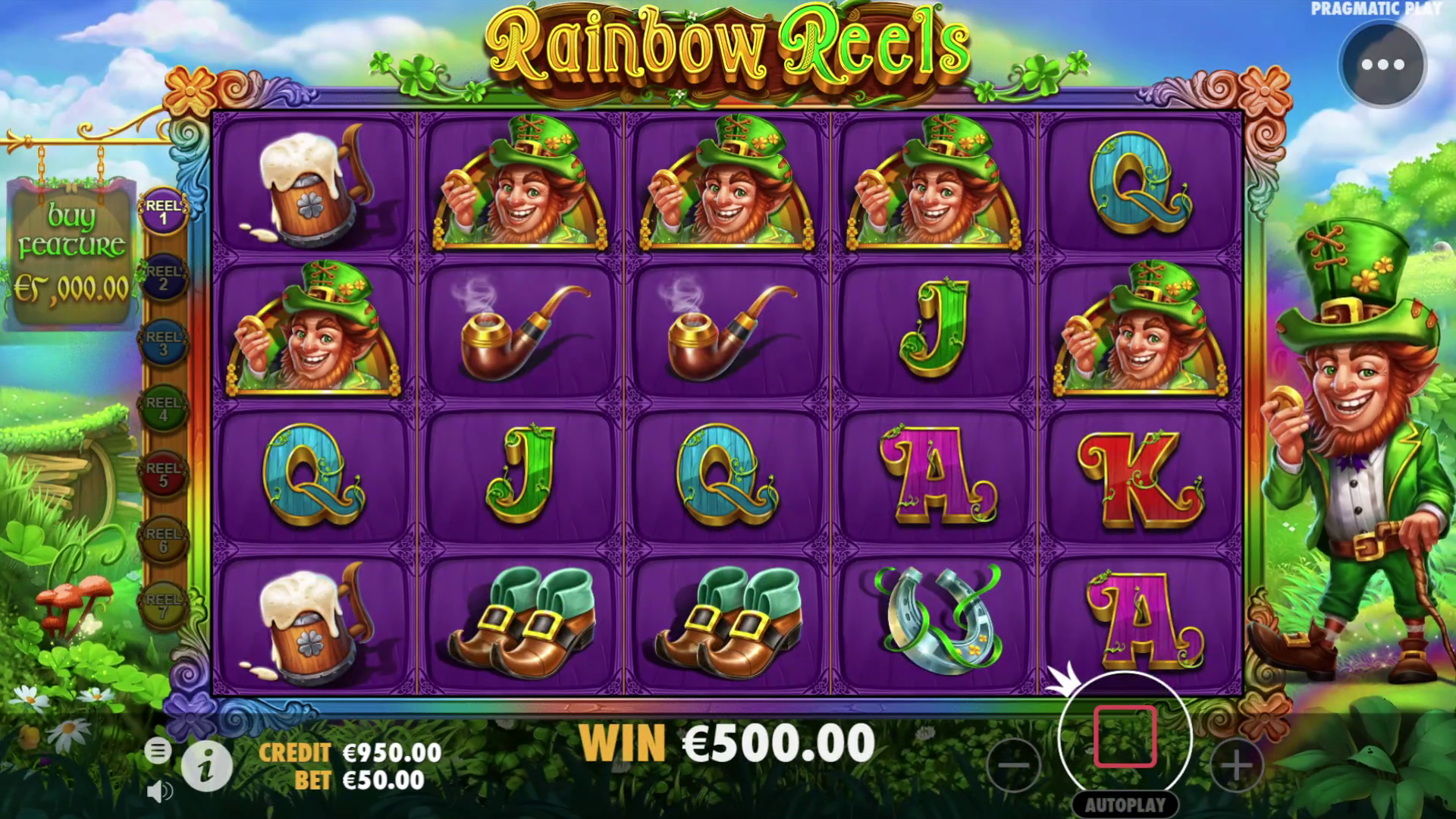 Rainbow Reels - Big win 1