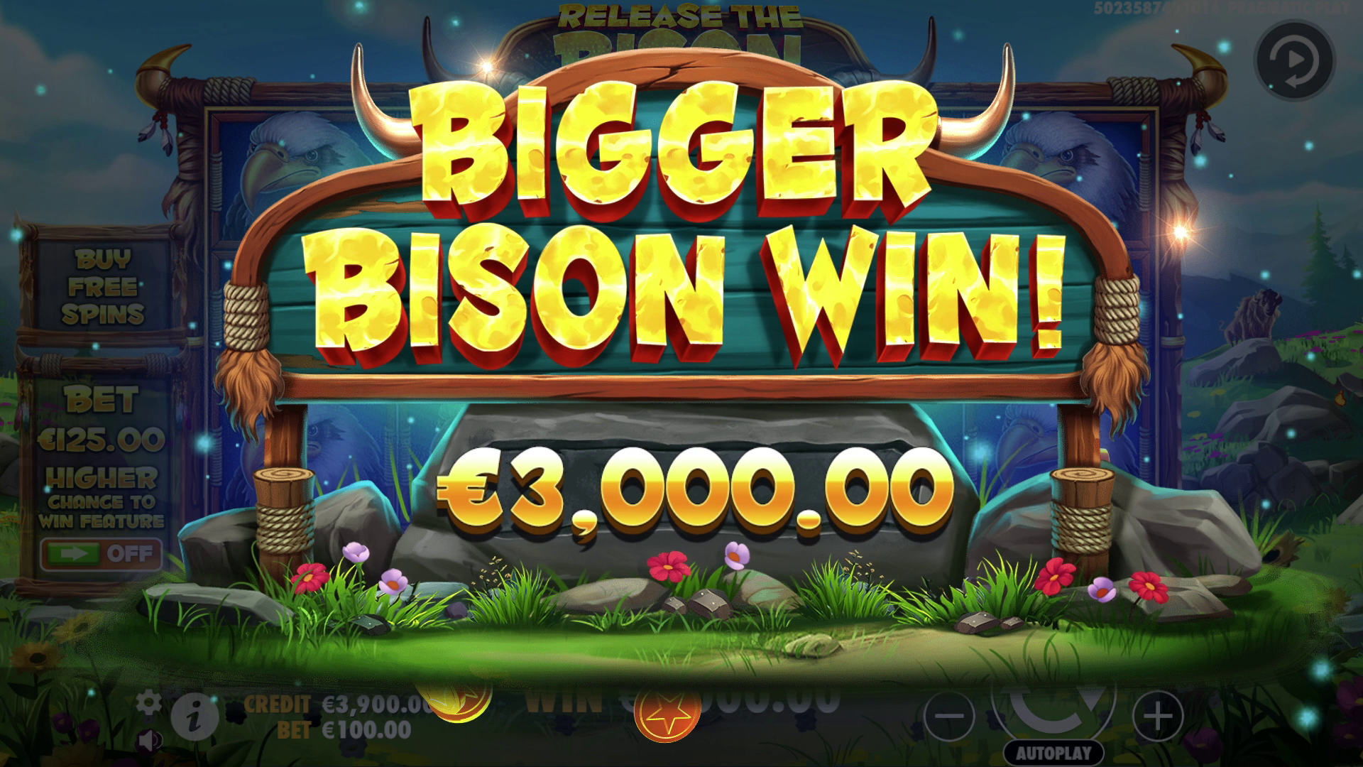 Release the Bison - Big win 1