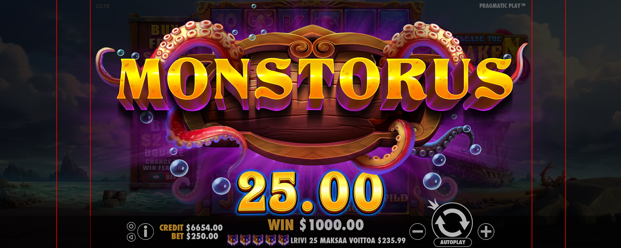 Release the Kraken Megaways - Big win 2