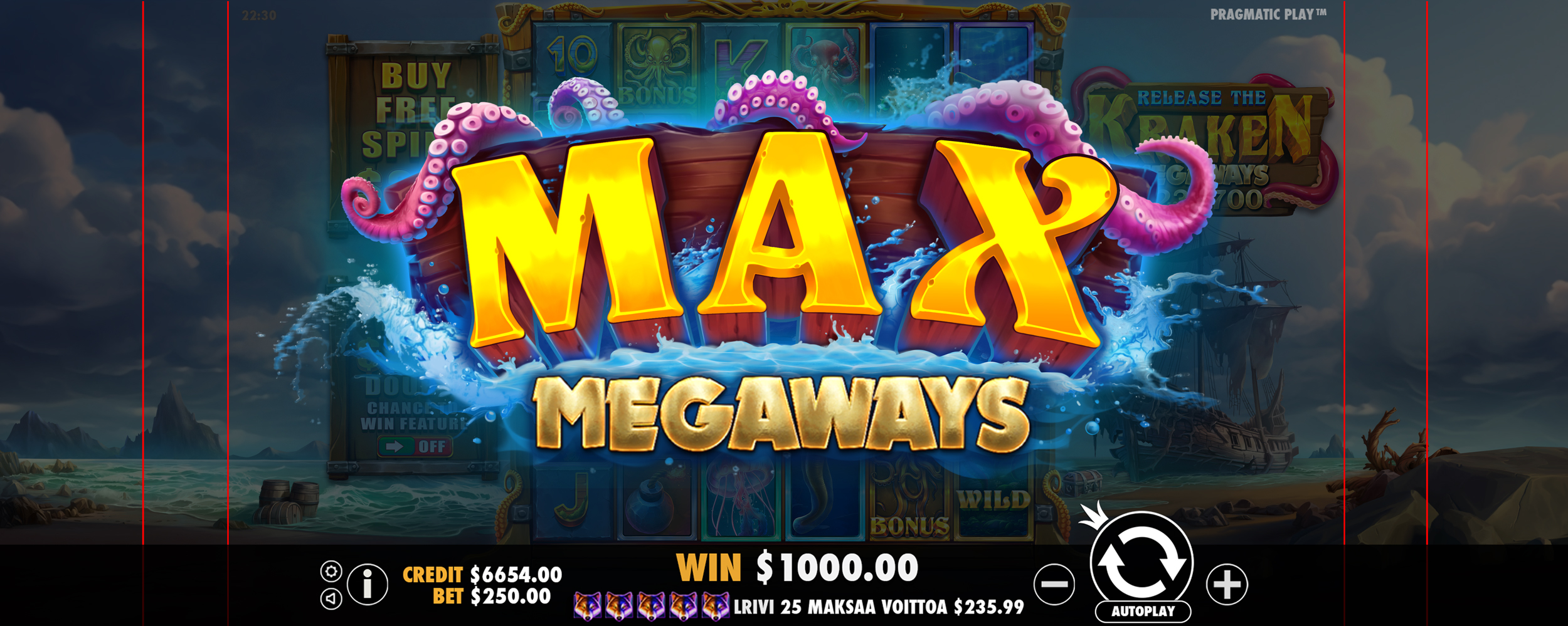 Release the Kraken Megaways - Big win 4