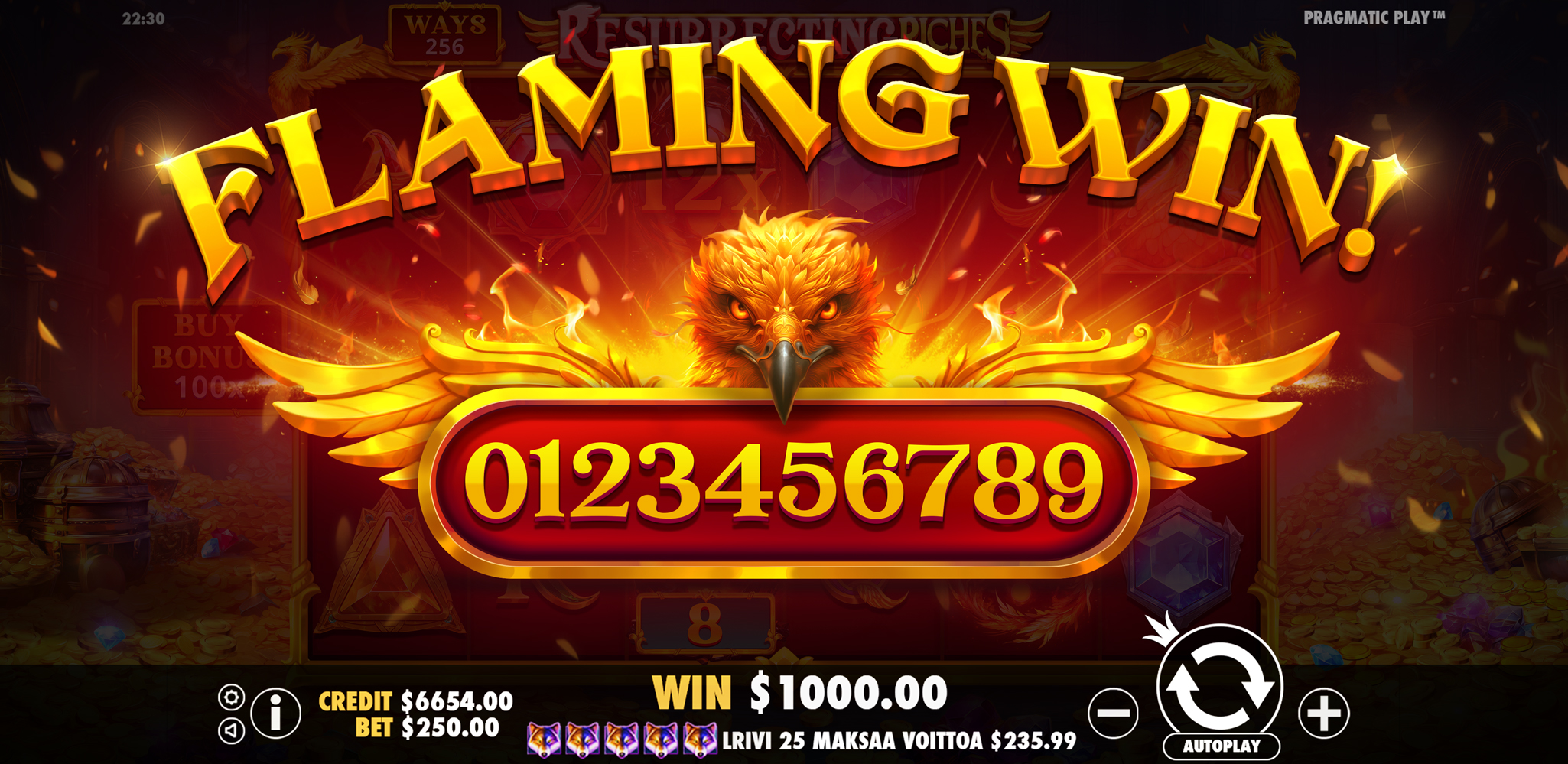 Resurrecting Riches - Big win 1