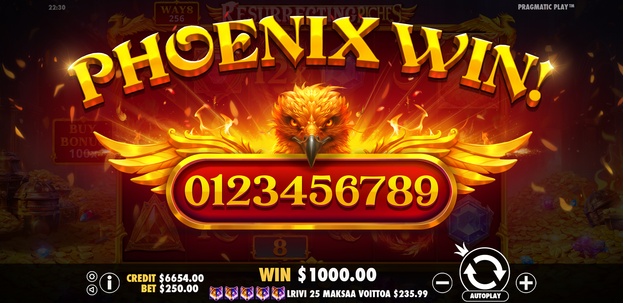 Resurrecting Riches - Big win 5