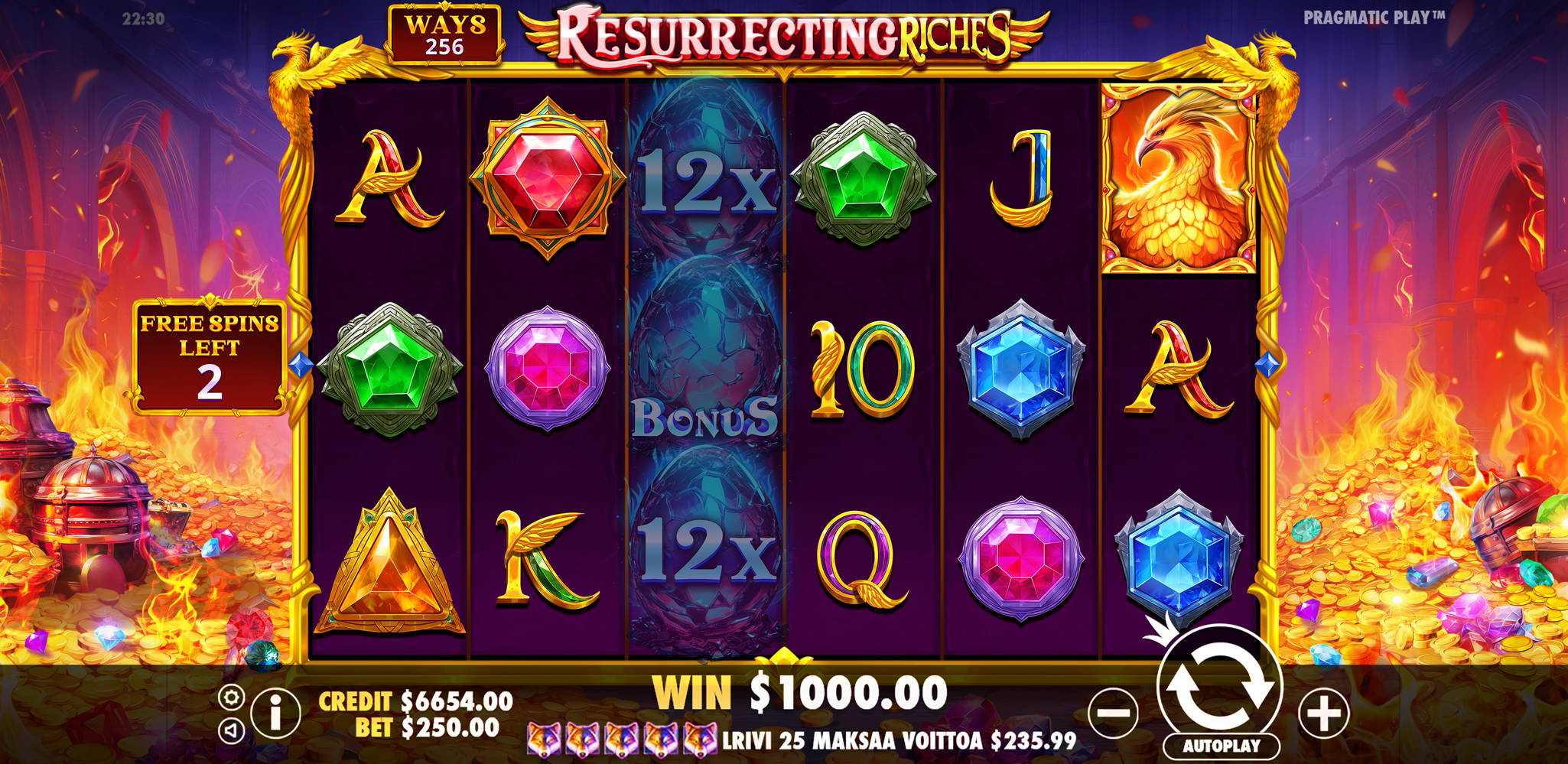 Resurrecting Riches - Free spins 1