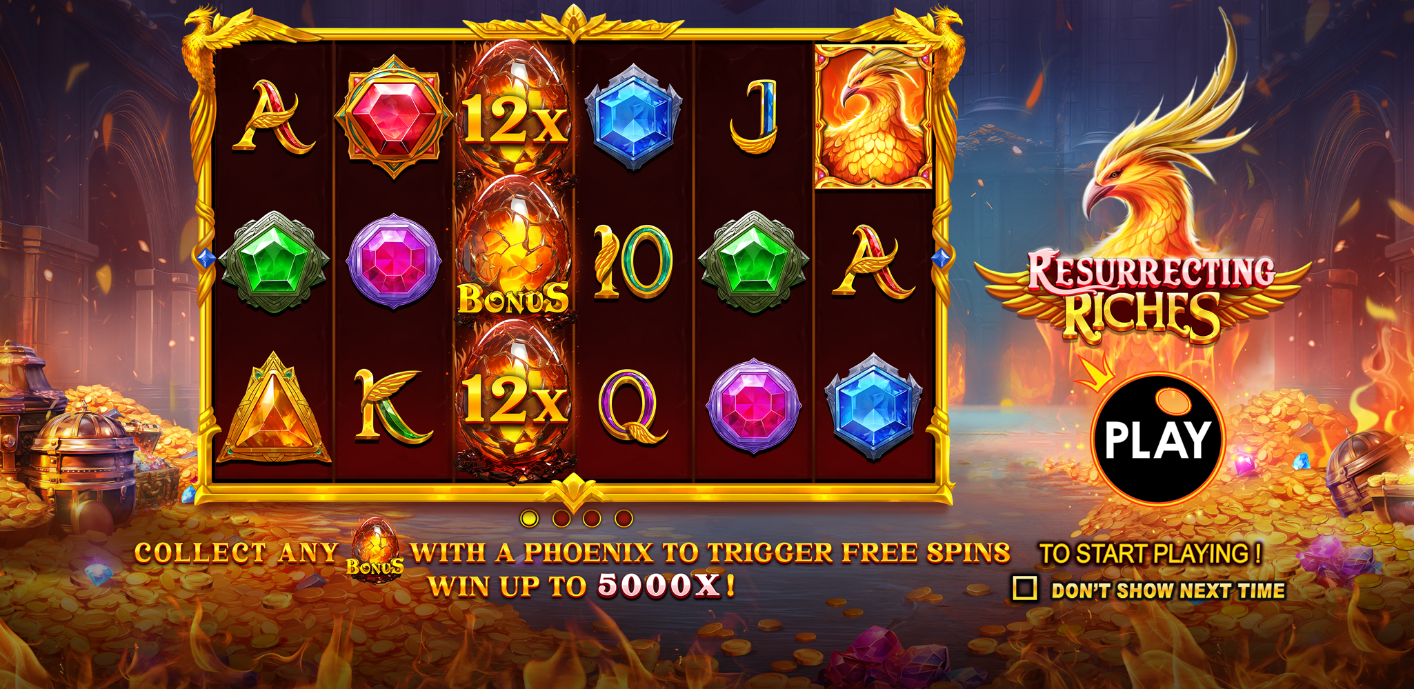 Resurrecting Riches - Start screen 1