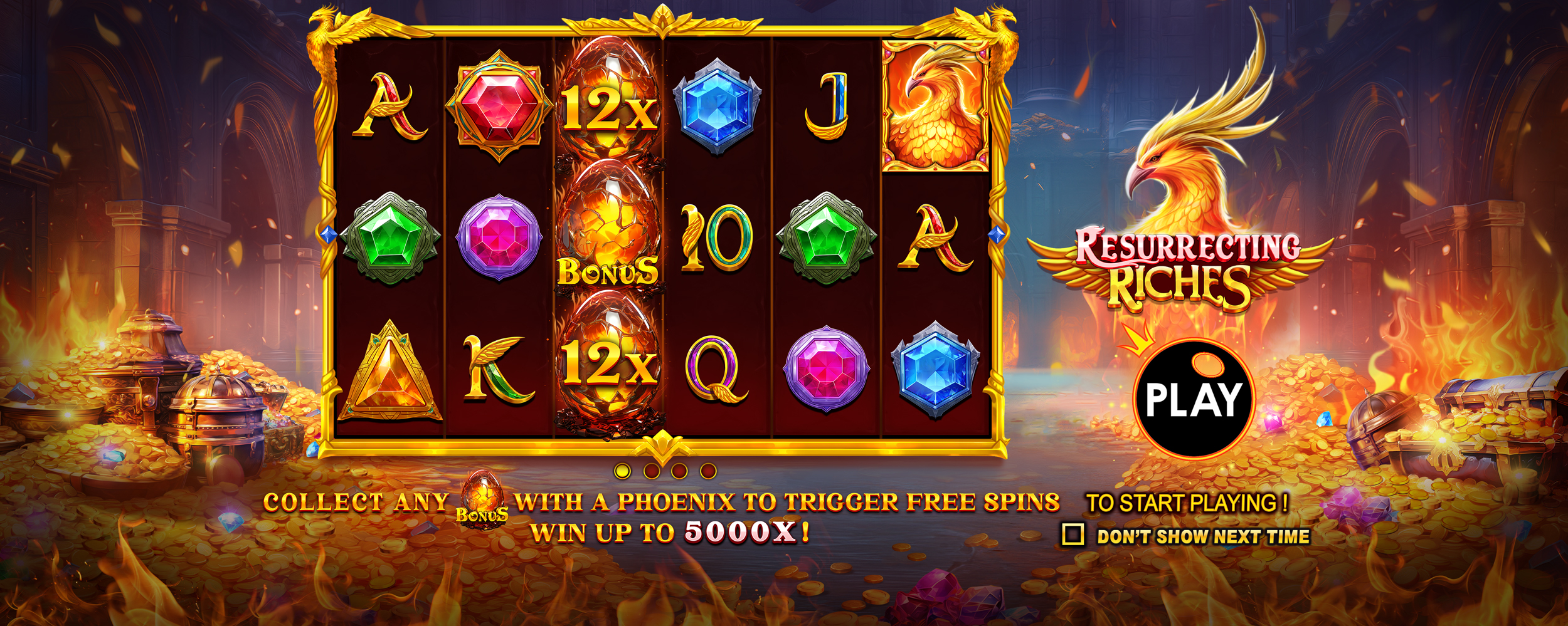 Resurrecting Riches - Start screen 2