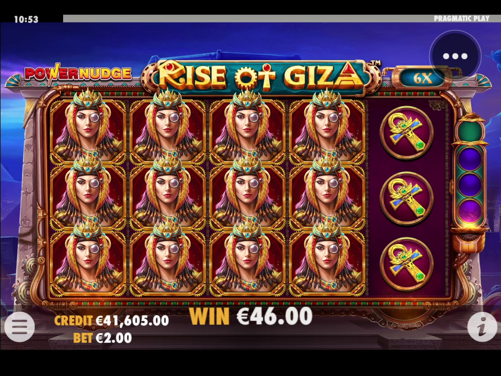 Rise of Giza PowerNudge - Big win 3